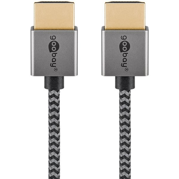 goobay Plus Slim High-Speed-HDMI-câble avec Ethernet, 8K @ 60Hz - goobay - vue 3