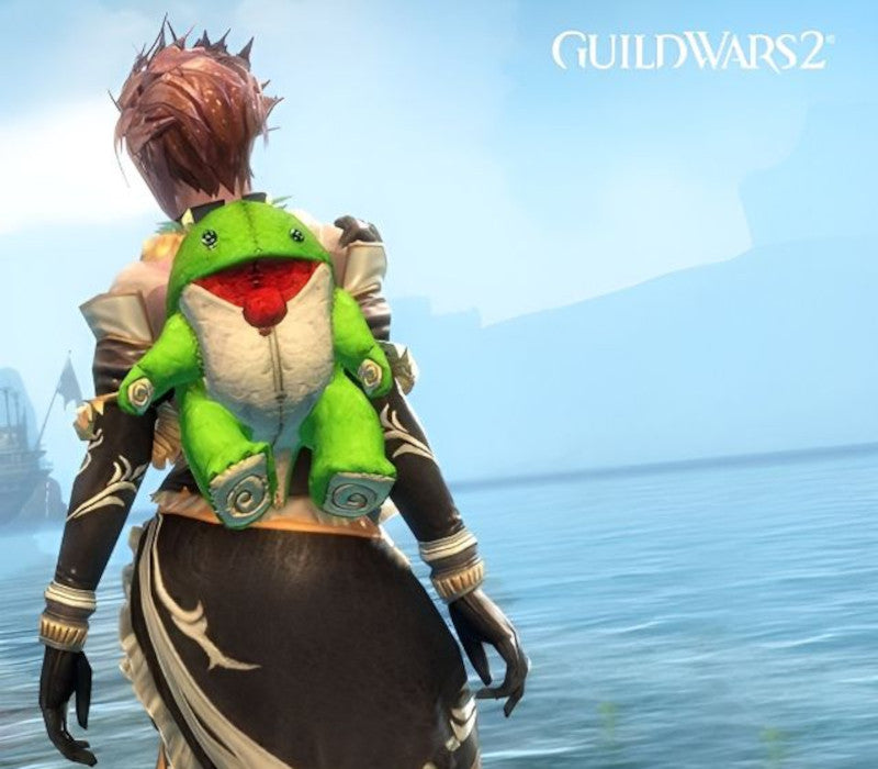 Guild Wars 2 - Green Plush Quaggan Backpack Cover DLC Arena.Net