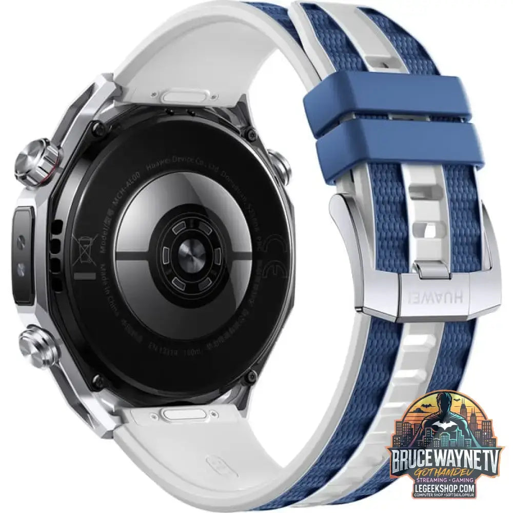 Huawei Watch Ultimate 2 (March-B29), Smartwatch blau/silber, zweifarbiges Fluorelastomerarmband - Huawei - vue 6