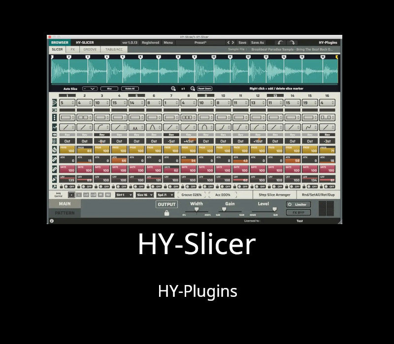 HY-Plugins: HY-Slicer
