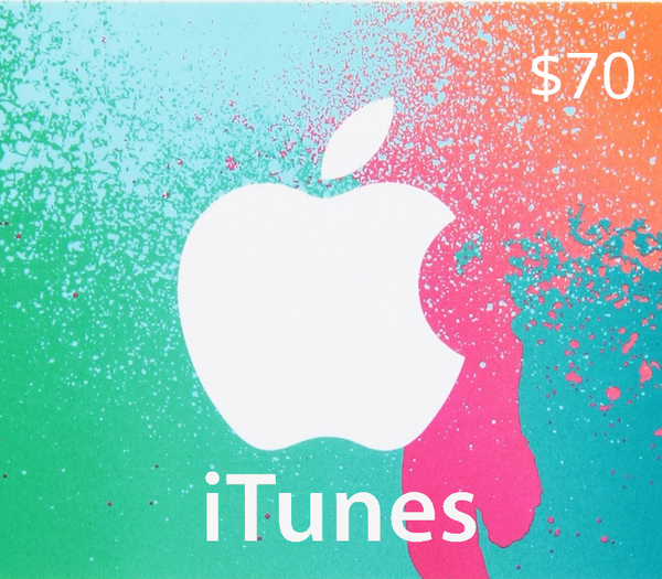 iTunes $70 CA Card
