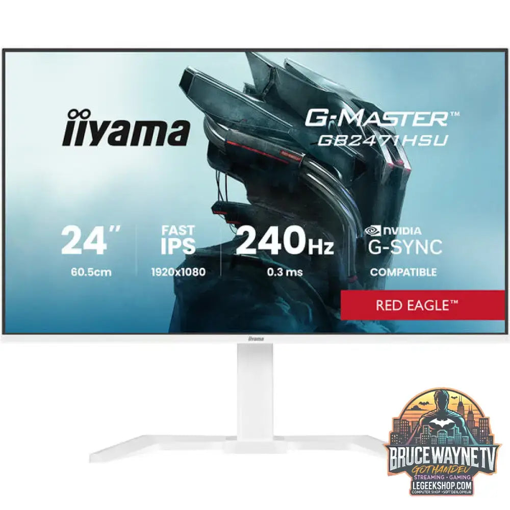 iiyama G-MASTER GB2471HSU-W1 23,8" Full HD IPS 240 Hz - iiyama - vue 2
