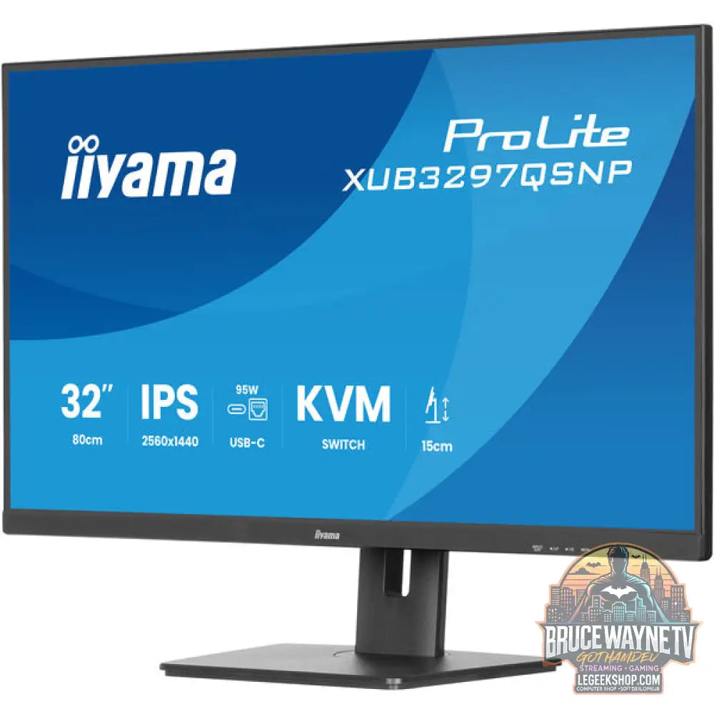 iiyama ProLite XUB3297QSNP-B1 32" QHD/WQHD IPS 100 Hz - iiyama - vue 3