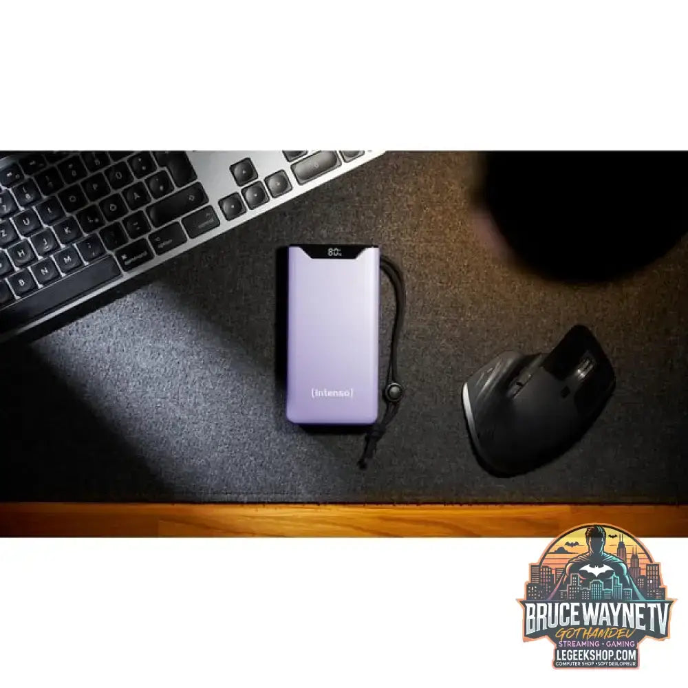 Intenso Powerbank F20000 Purple lila, 20.000 mAh, PD 3.0, Quick Charge 3.0 - Stromquelle: Steckdose, USB-C - vue 9