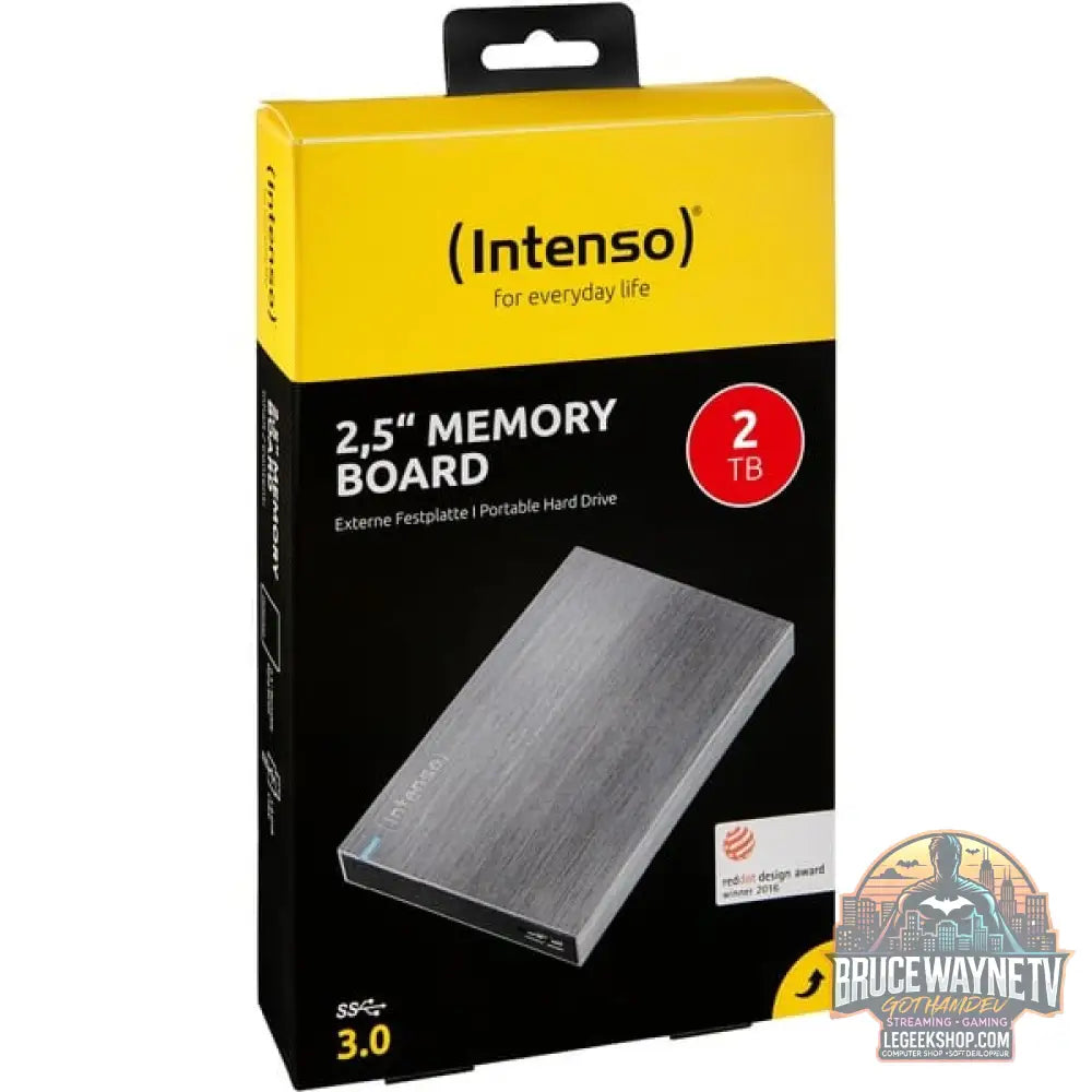 Intenso Memory Board 2 TB, Externe Festplatte anthrazit, extern, Micro-USB-B 3.2 Gen 1 (5 Gbit/s) - Intenso - vue 5