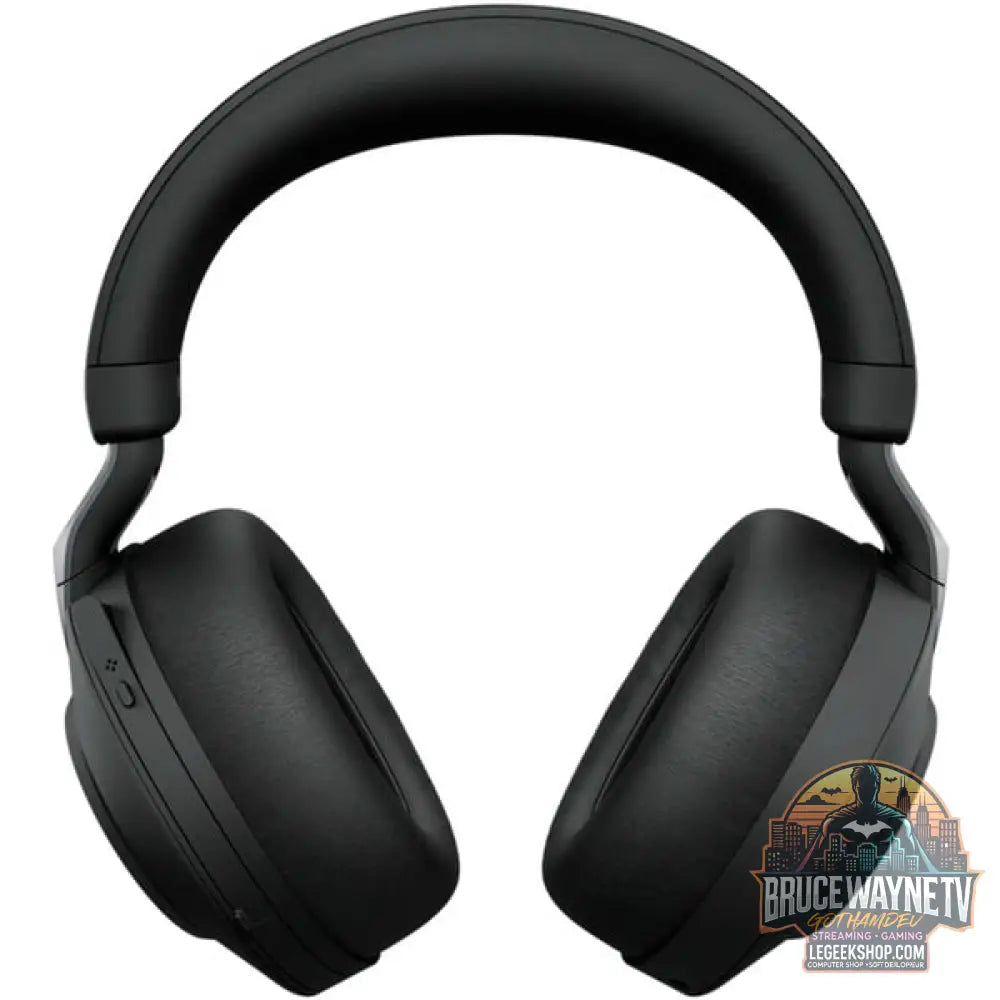 Jabra Evolve2 85, Headset noir, Stereo, Microsoft Teams, USB-C, DeskStand - Jabra - vue 2