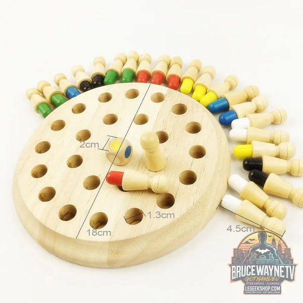 Jeu Mémoire Montessori Bois Bébé Couleurs Cognitif Éducatif - Jouets Bébé