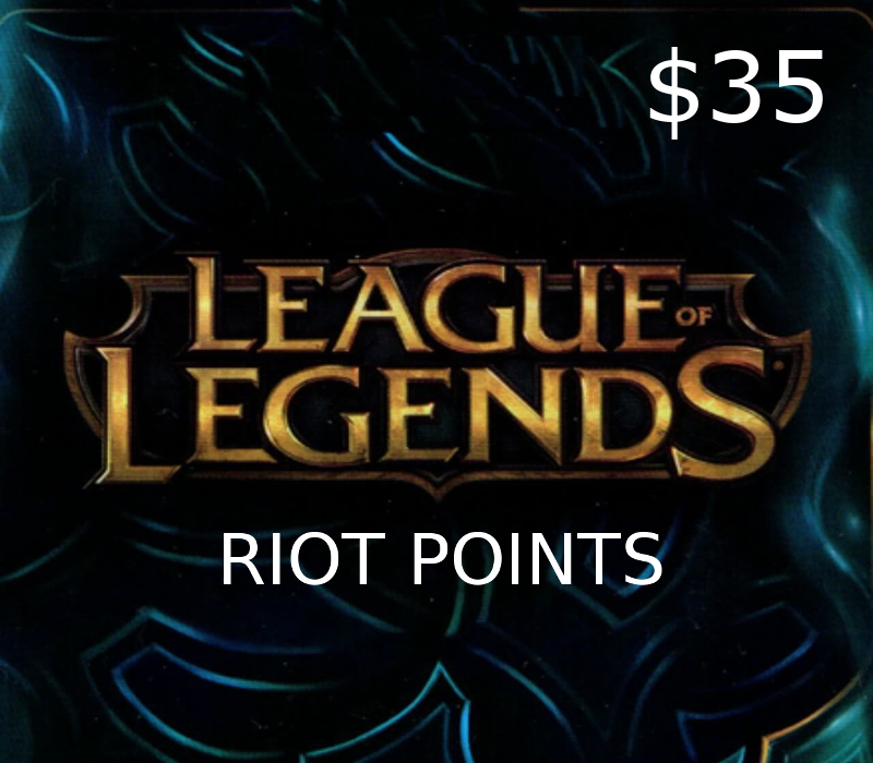 League of Legends 35 USD Prepaid RP Card