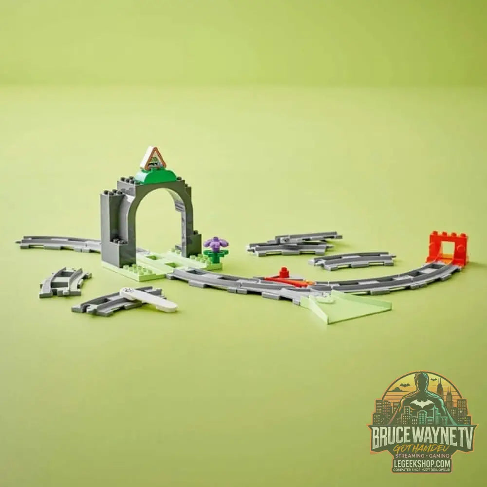 LEGO 10425 DUPLO Town Eisenbahntunnel et Schienen Erweiterungsset, jeu de construction - LEGO - vue 4