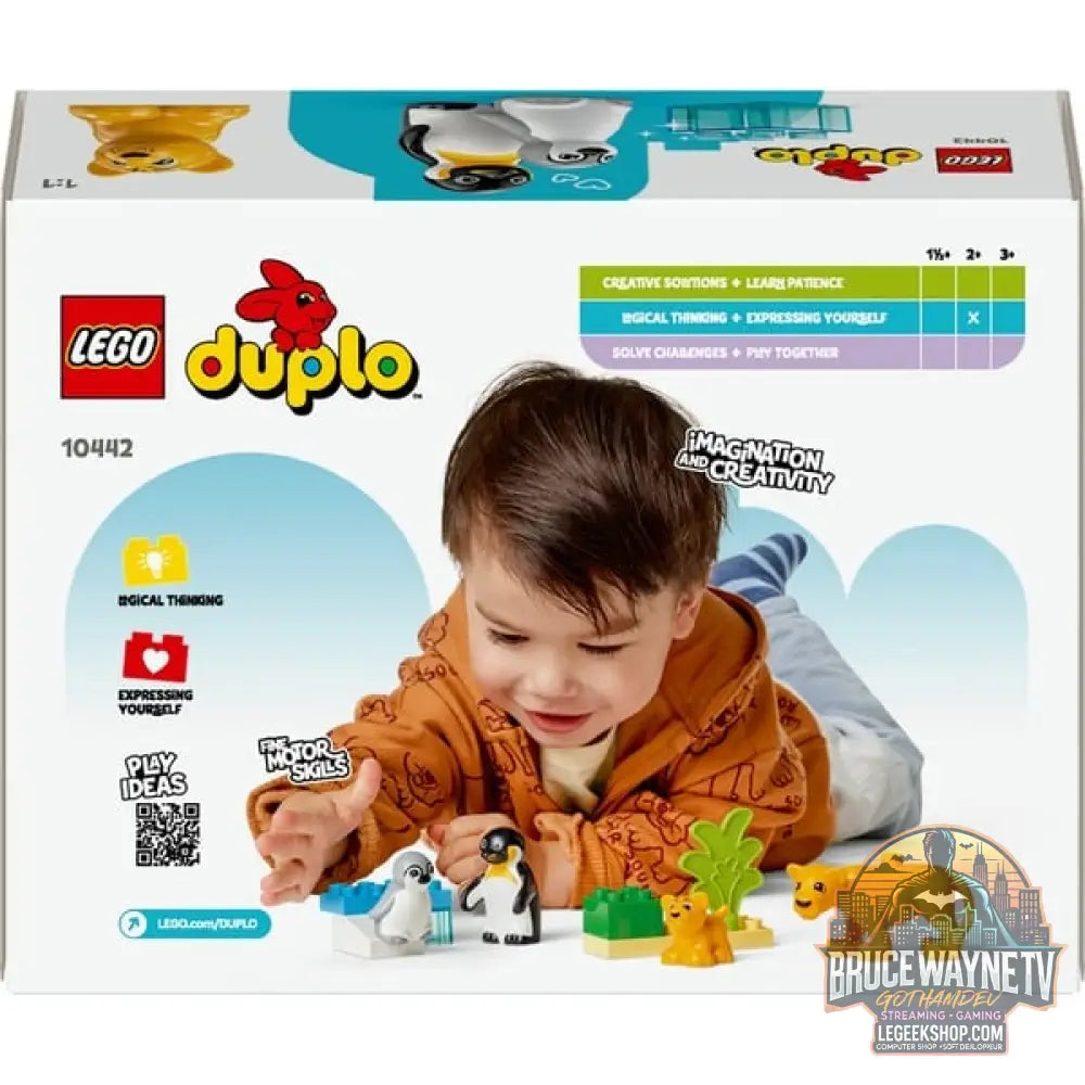 LEGO 10442 DUPLO Town Wildtier-Familien: Pinguine et Löwen, jeu de construction - LEGO - vue 7