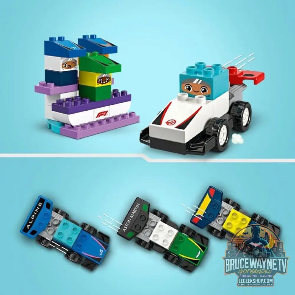 LEGO 10445 DUPLO F1 Team Rennautos avec Rennfahrern, jeu de construction - LEGO - vue 4