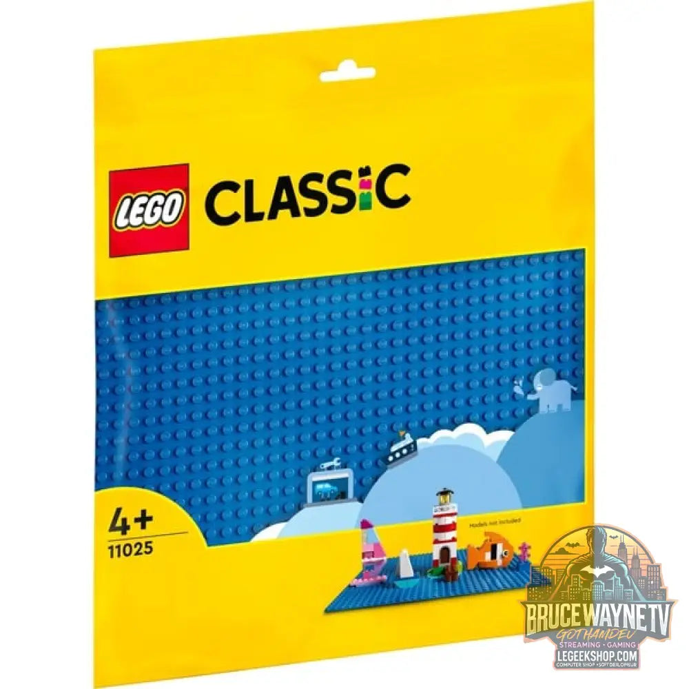 LEGO 11025 Classic Blaue Bauplatte, jeu de construction bleu, Quadratische Grundplatte avec 32x32 Noppen - LEGO - vue 8