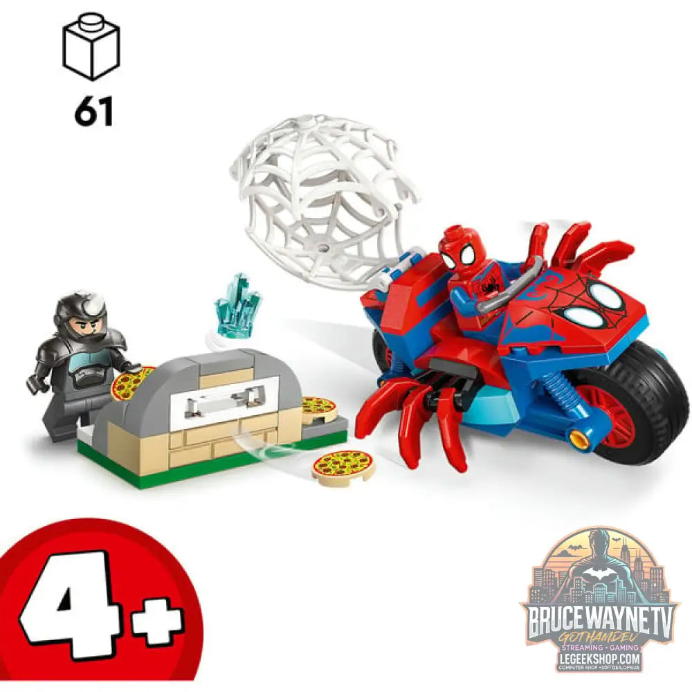 LEGO 11206 Marvel Spidey et seine Super-Freunde Spidey auf Motorrad vs. Rhino, jeu de construction - LEGO - vue 3