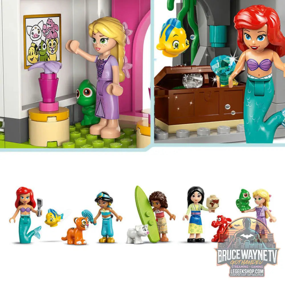 LEGO 43267 Disney Princess Prinzessinnenschloss avec Haustieren, jeu de construction - LEGO - vue 5
