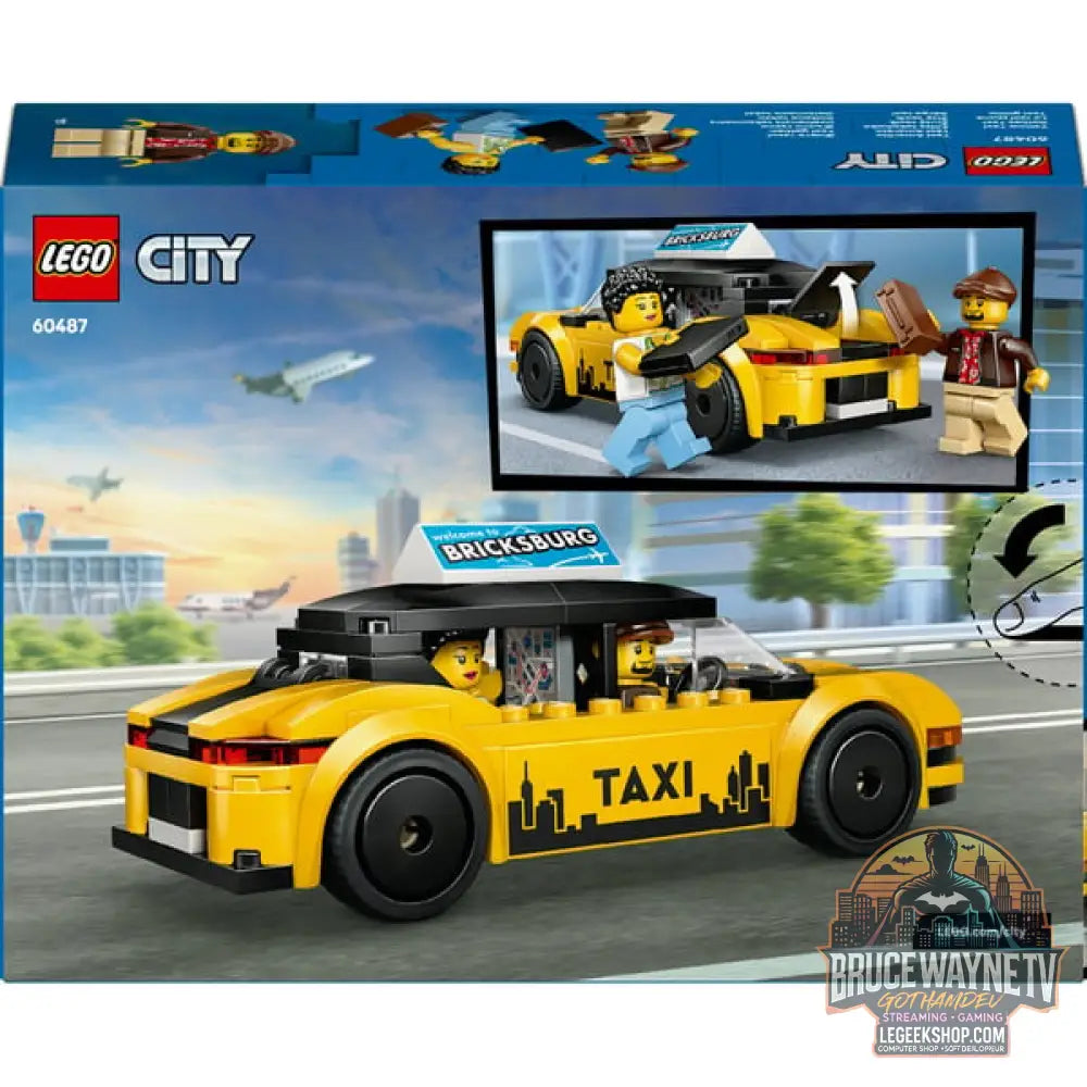 LEGO 60487 City Gelbes Taxi, jeu de construction - LEGO - vue 7