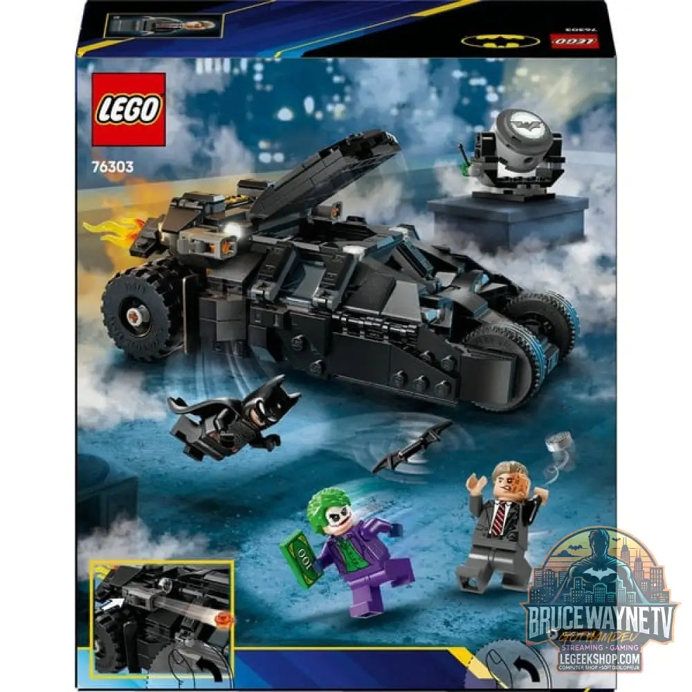 LEGO 76303 DC Super Heroes Batman Tumbler vs. Two Face & The Joker, jeu de construction - LEGO - vue 7