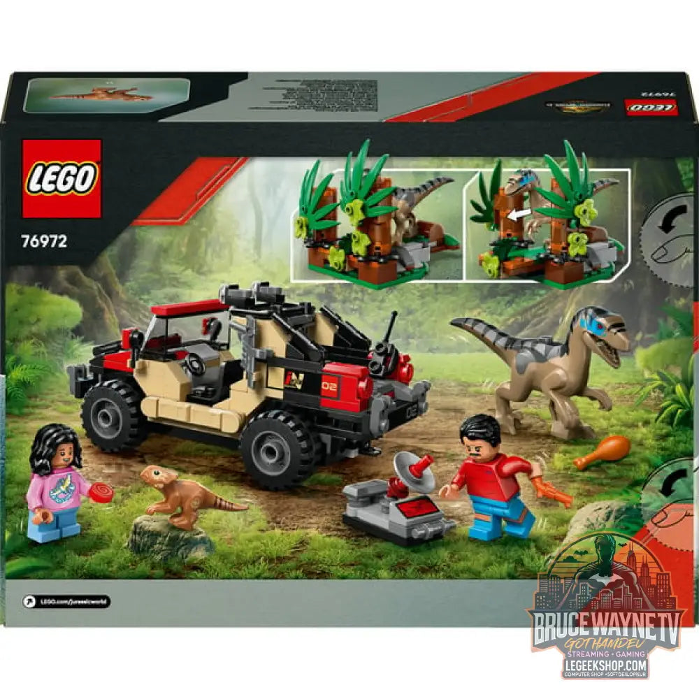 LEGO 76972 Jurassic World Raptor: Verfolgungsjagd avec dem Geländewagen, jeu de construction - LEGO - vue 7