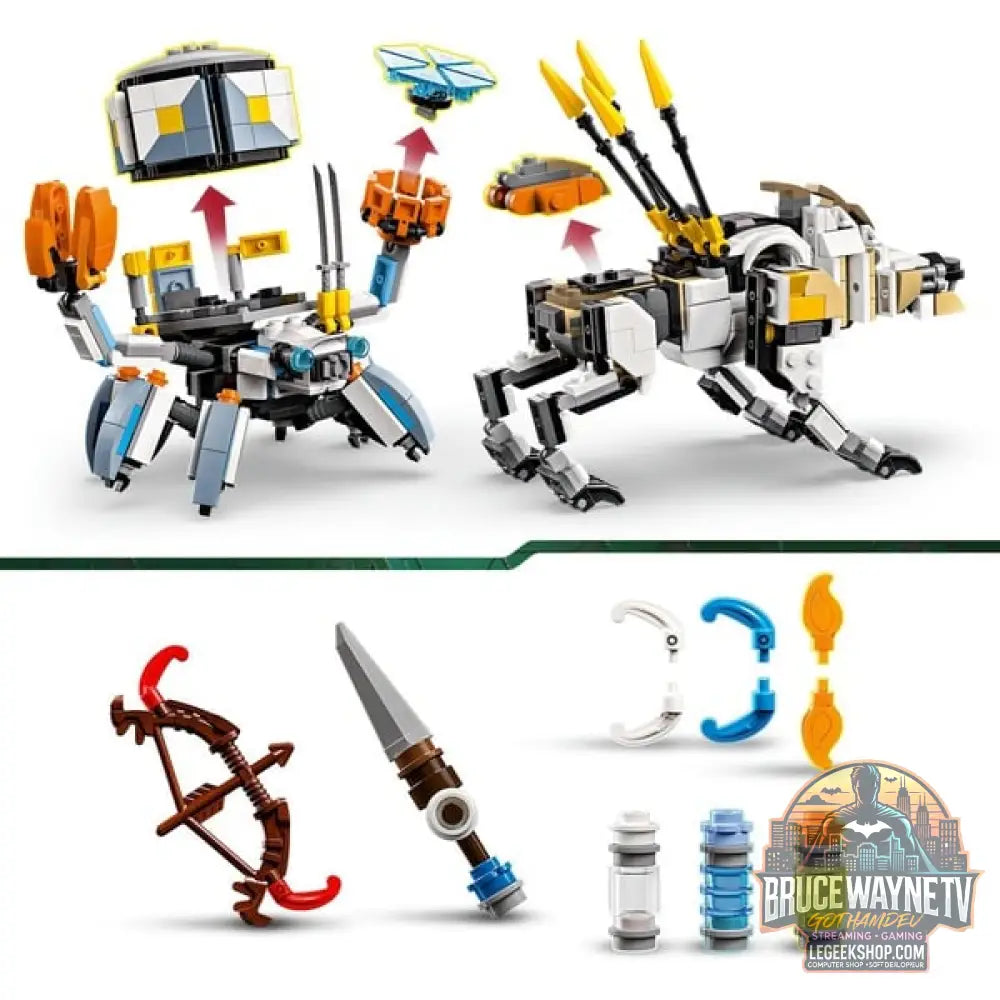 LEGO 77037 Horizon Adventures Aloy et Varl vs. Panzerwanderer et Sägezahn, jeu de construction - LEGO - vue 4