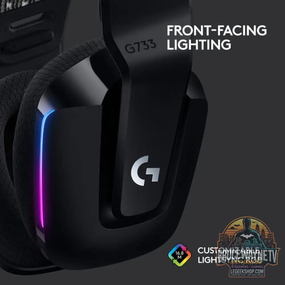 Logitech G733 LIGHTSPEED, casque gaming - vue 4