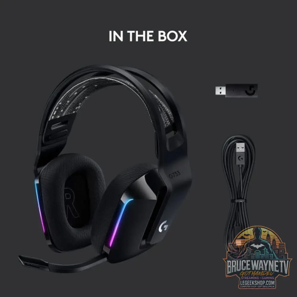 Logitech G733 LIGHTSPEED, casque gaming - vue 6