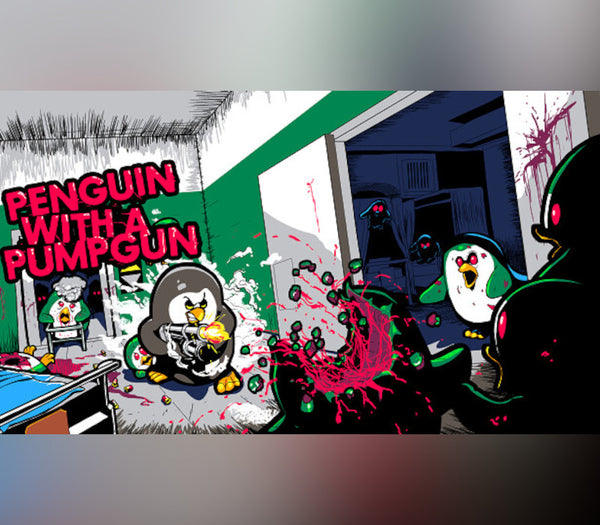 Penguin with a Pumpgun