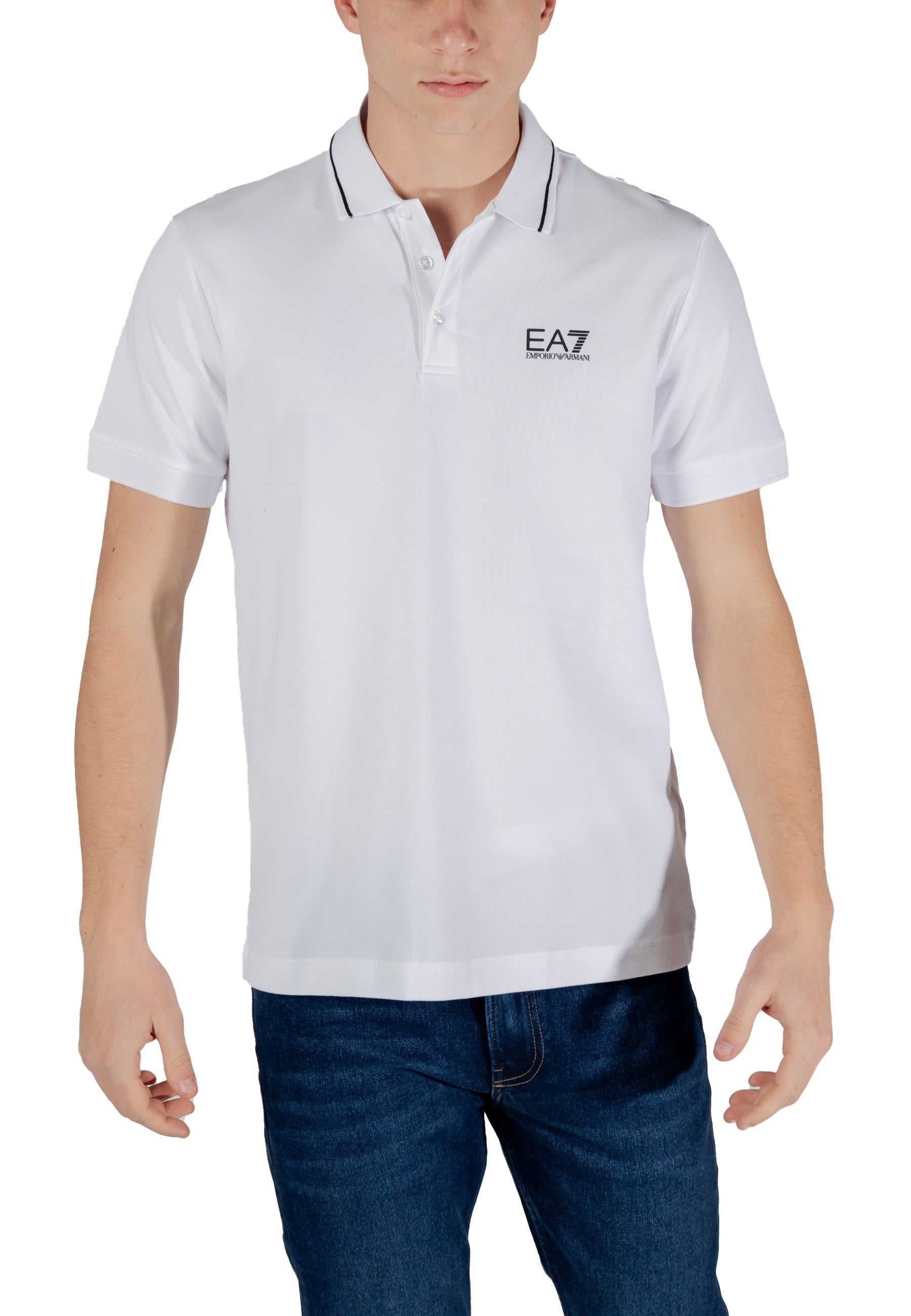 Ea7 Polo homme — white