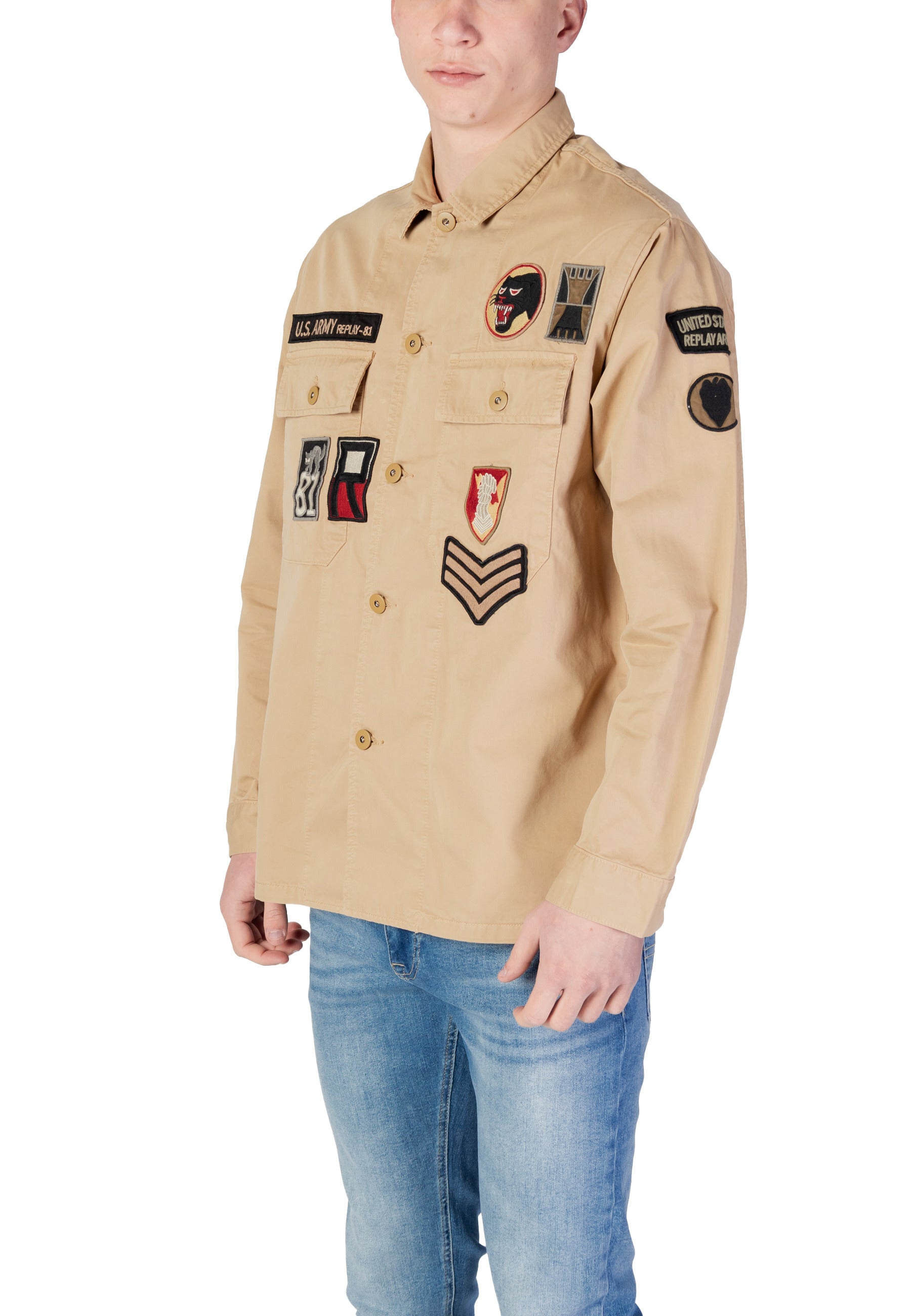 Replay Chemise homme Chemises — beige