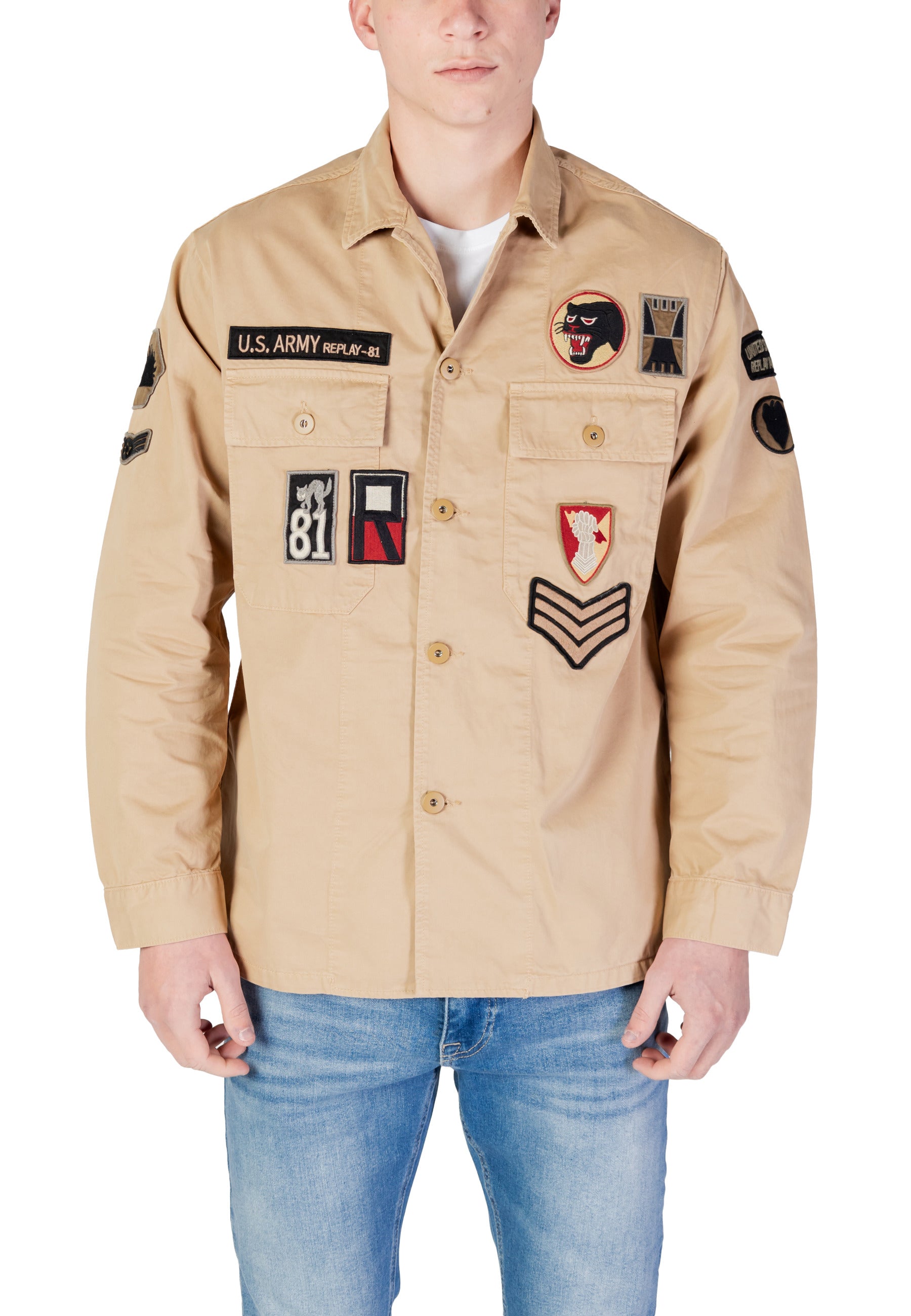 Replay Chemise homme Chemises — beige