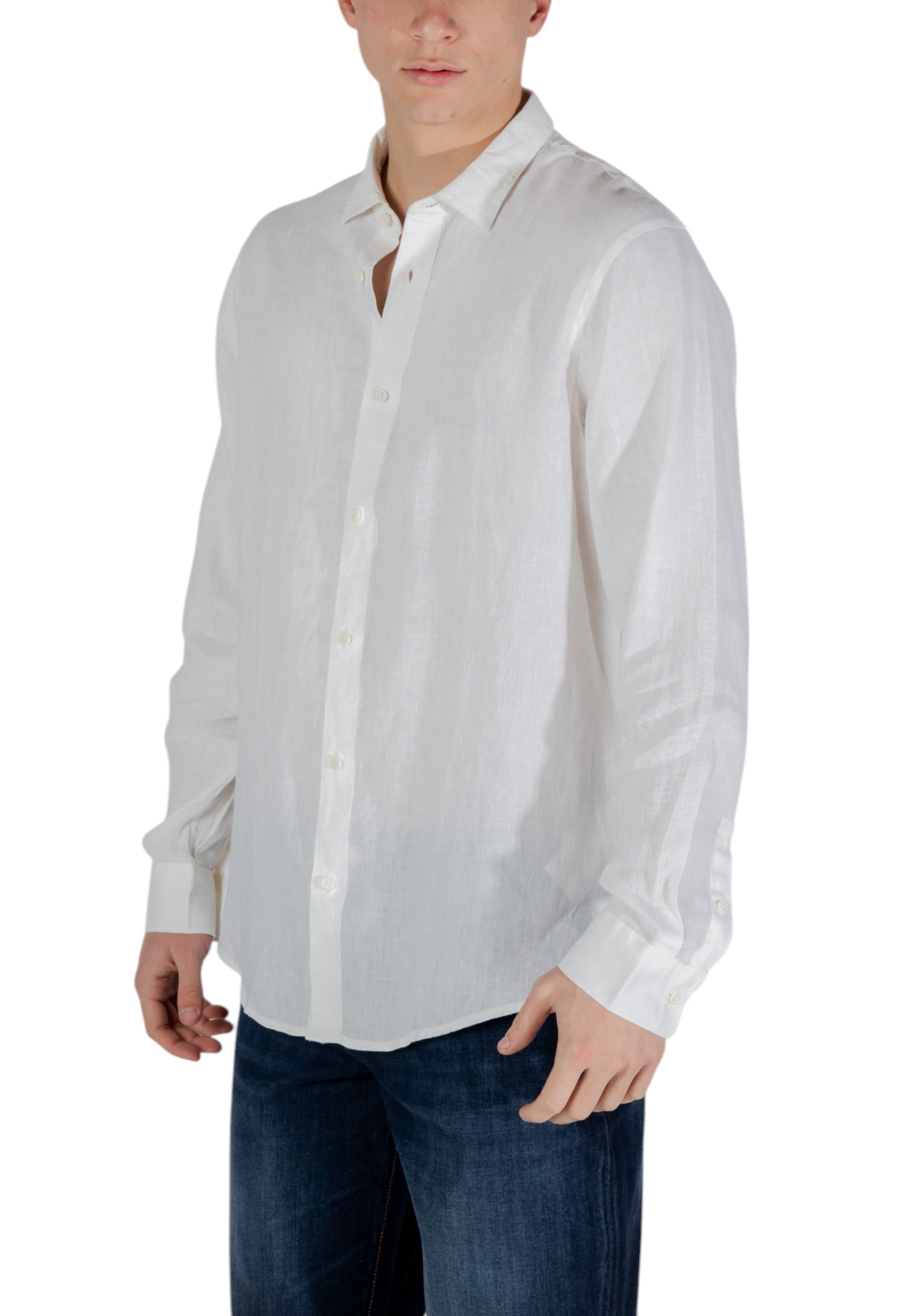 Armani Exchange Chemise homme Chemises — white
