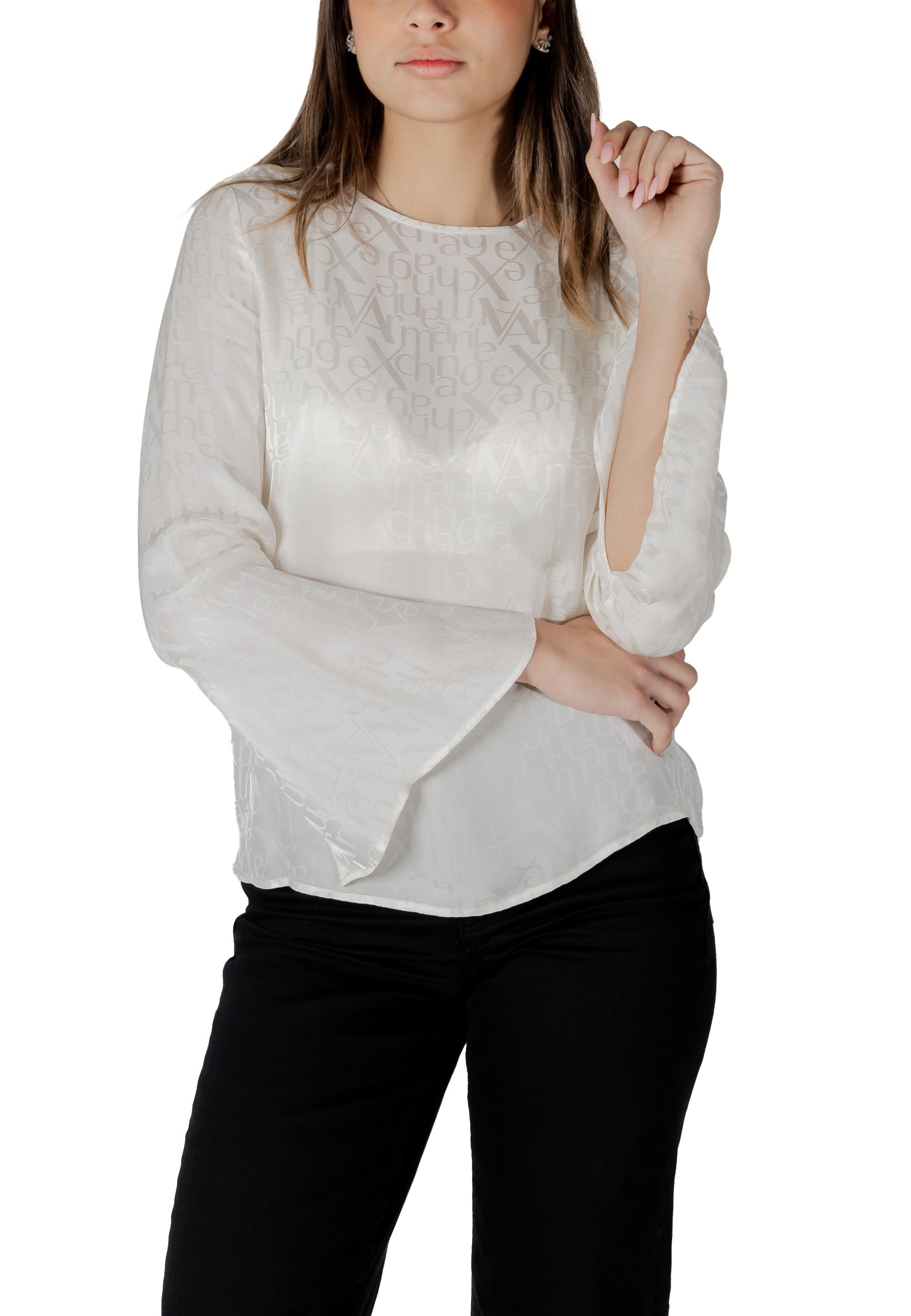 Armani Exchange Vêtement femme Blouse — beige