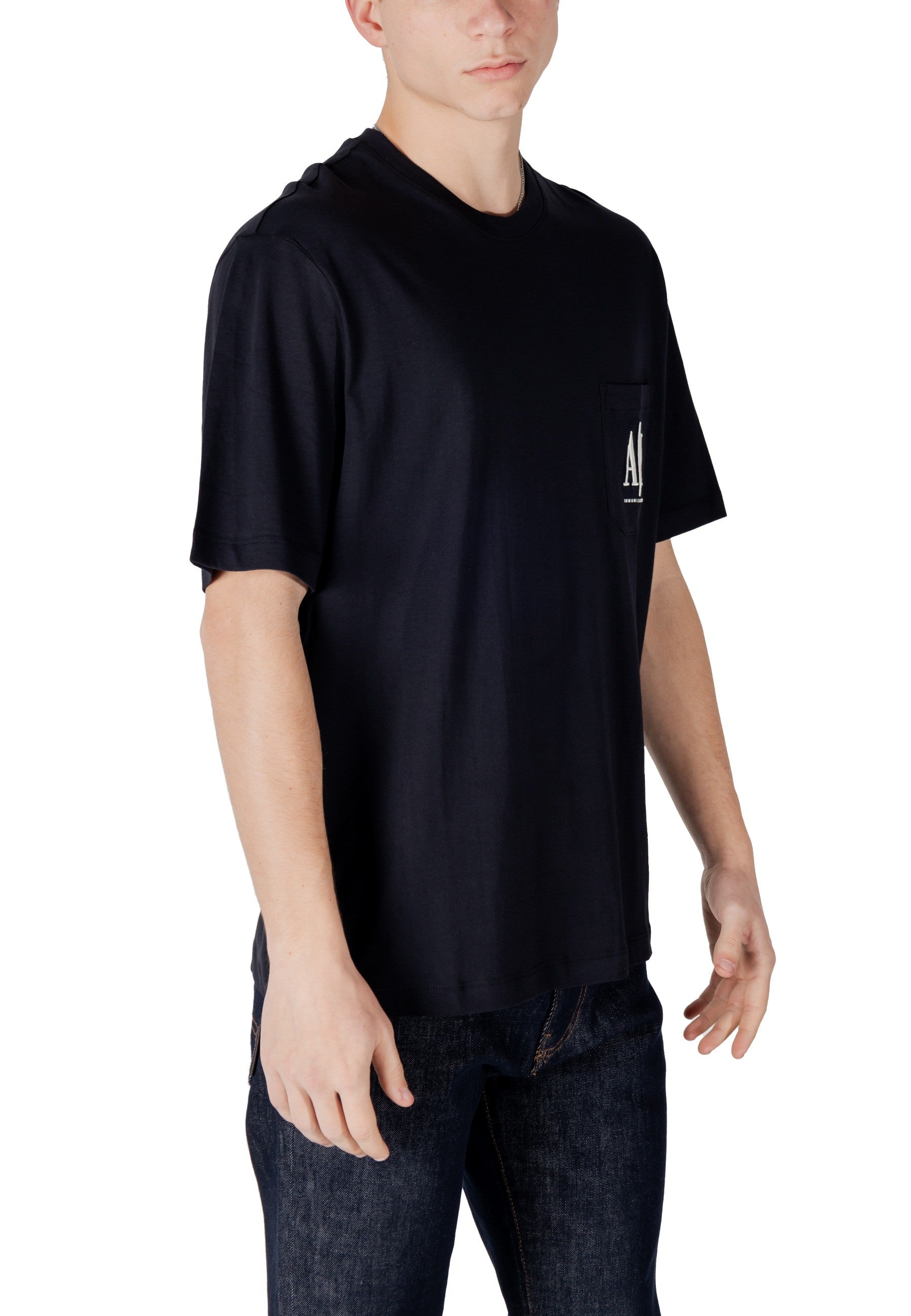 Armani Exchange T-shirt homme — blue