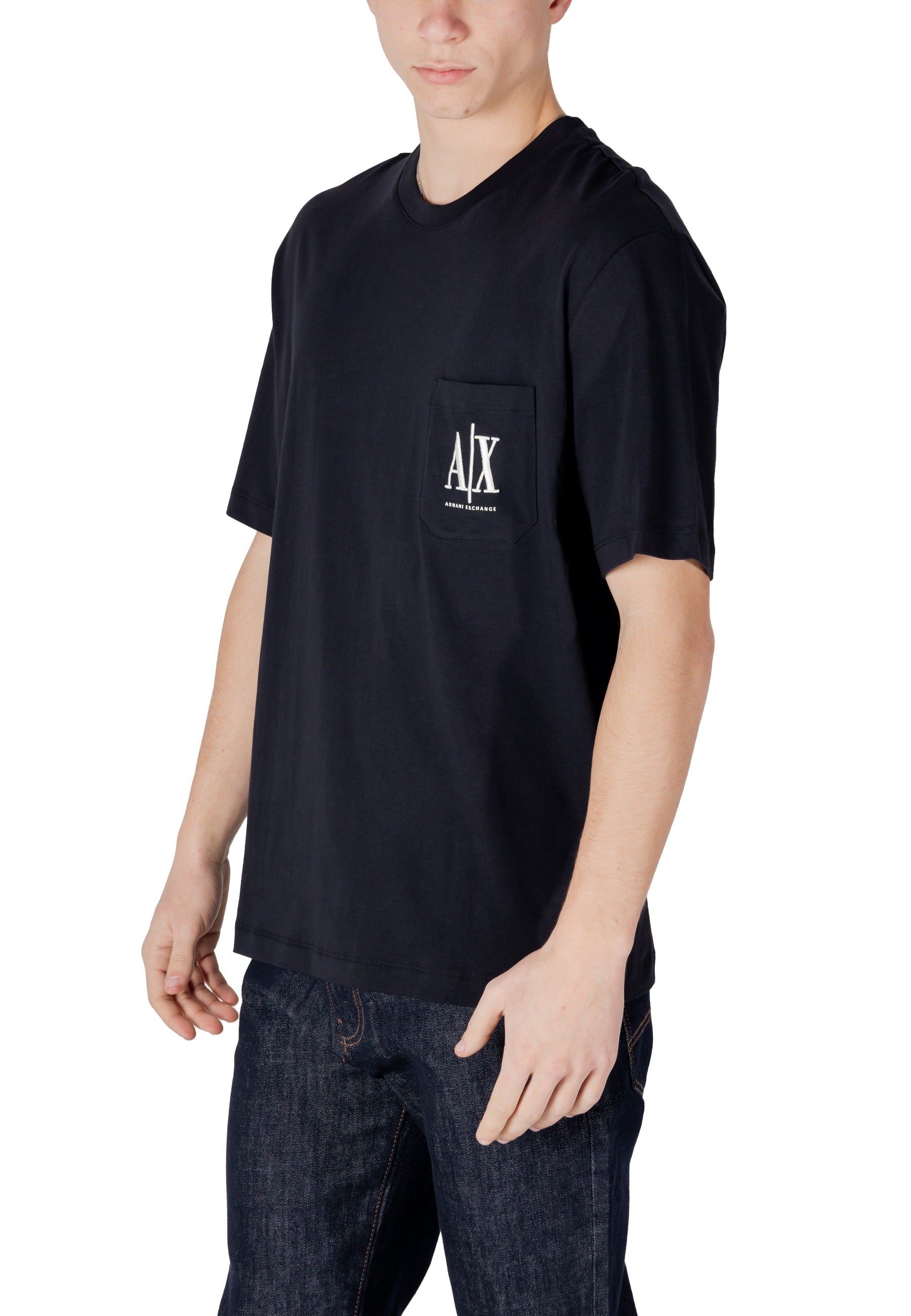 Armani Exchange T-shirt homme — blue