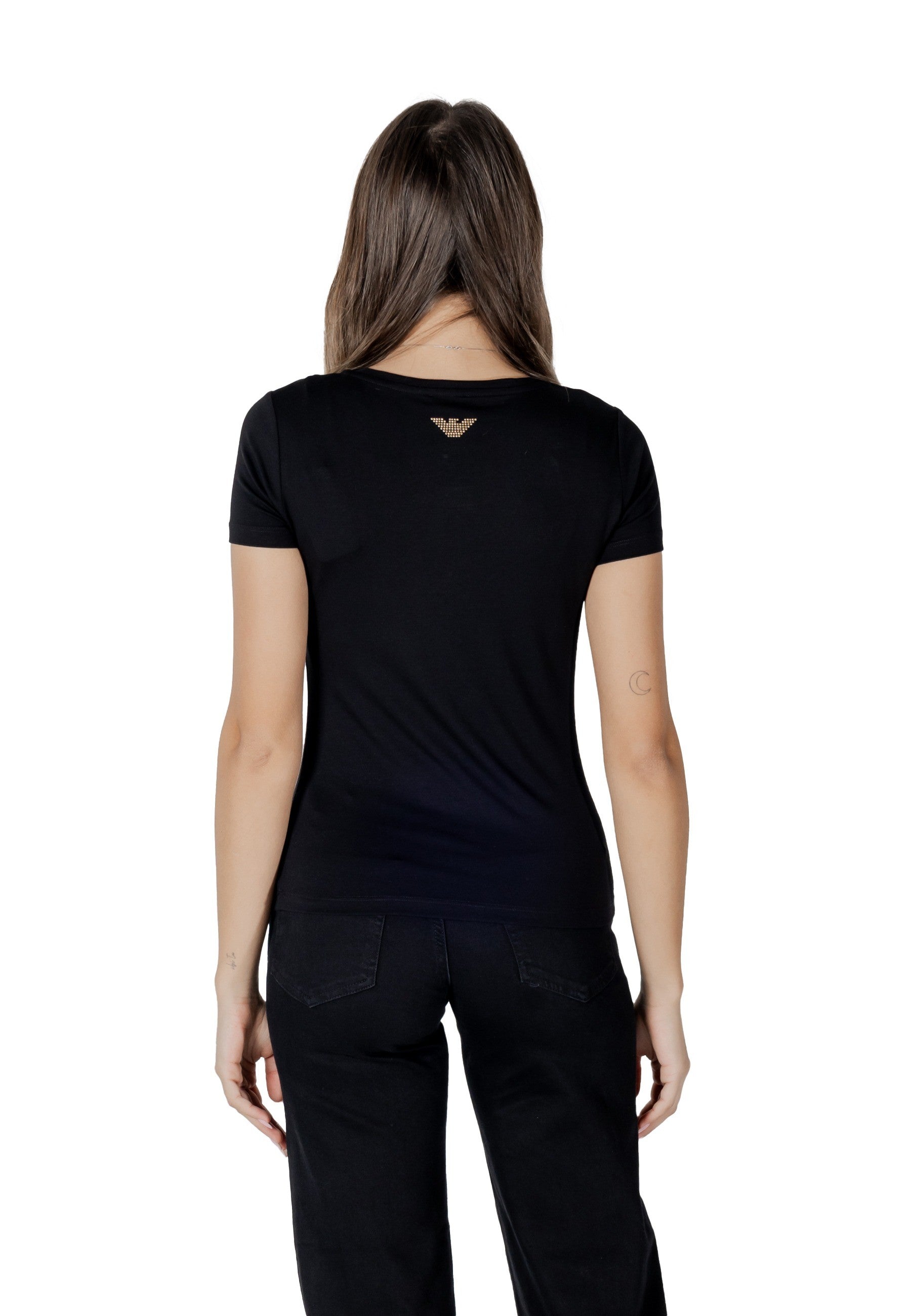Ea7 T-shirt femme — black