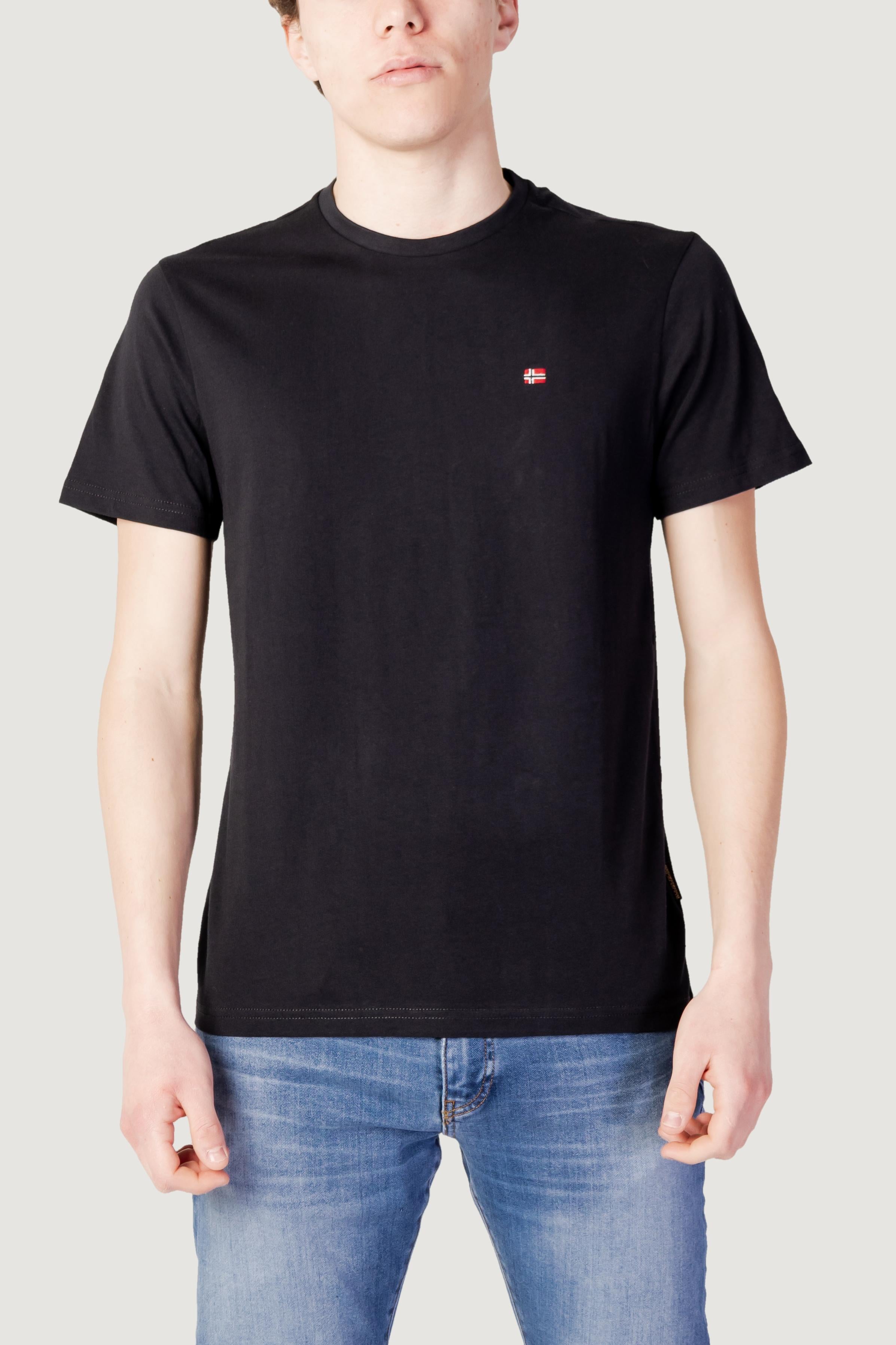 Napapijri T-shirt homme — black