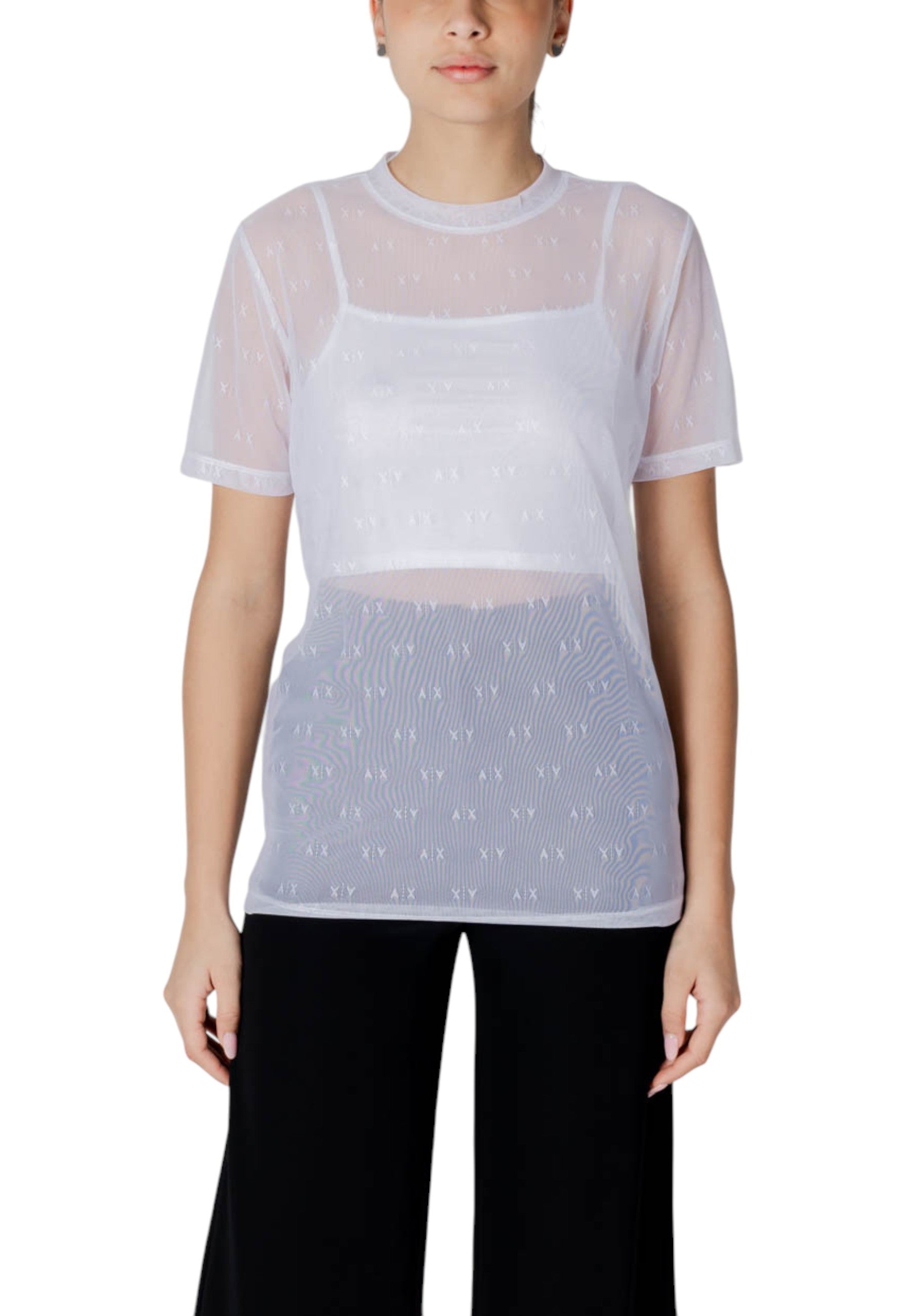 Armani Exchange T-shirt femme — white