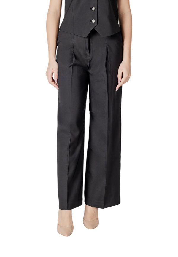 Ichi Pantalon femme Pantalons — black