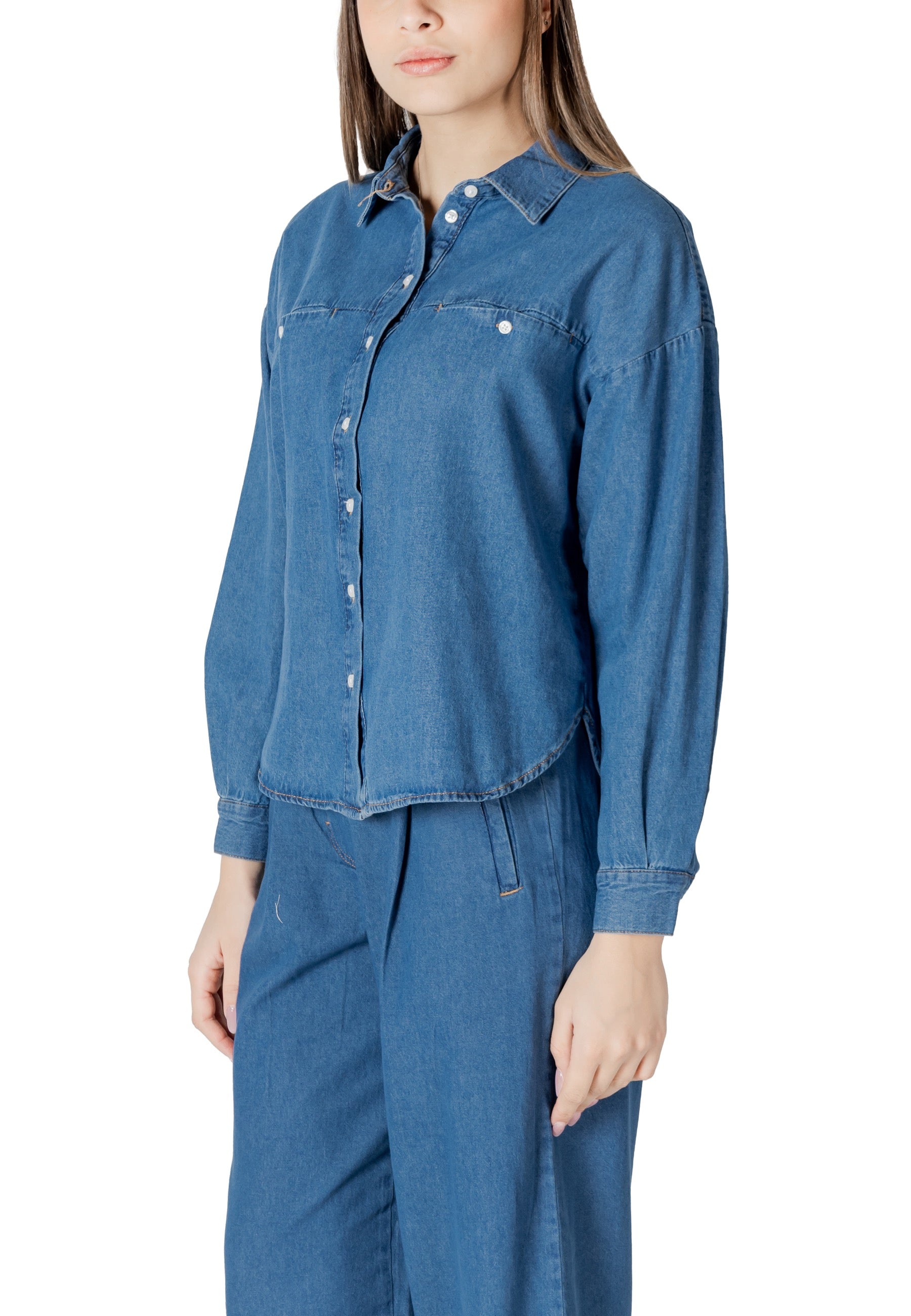 Ichi Chemise femme Chemises — light blue
