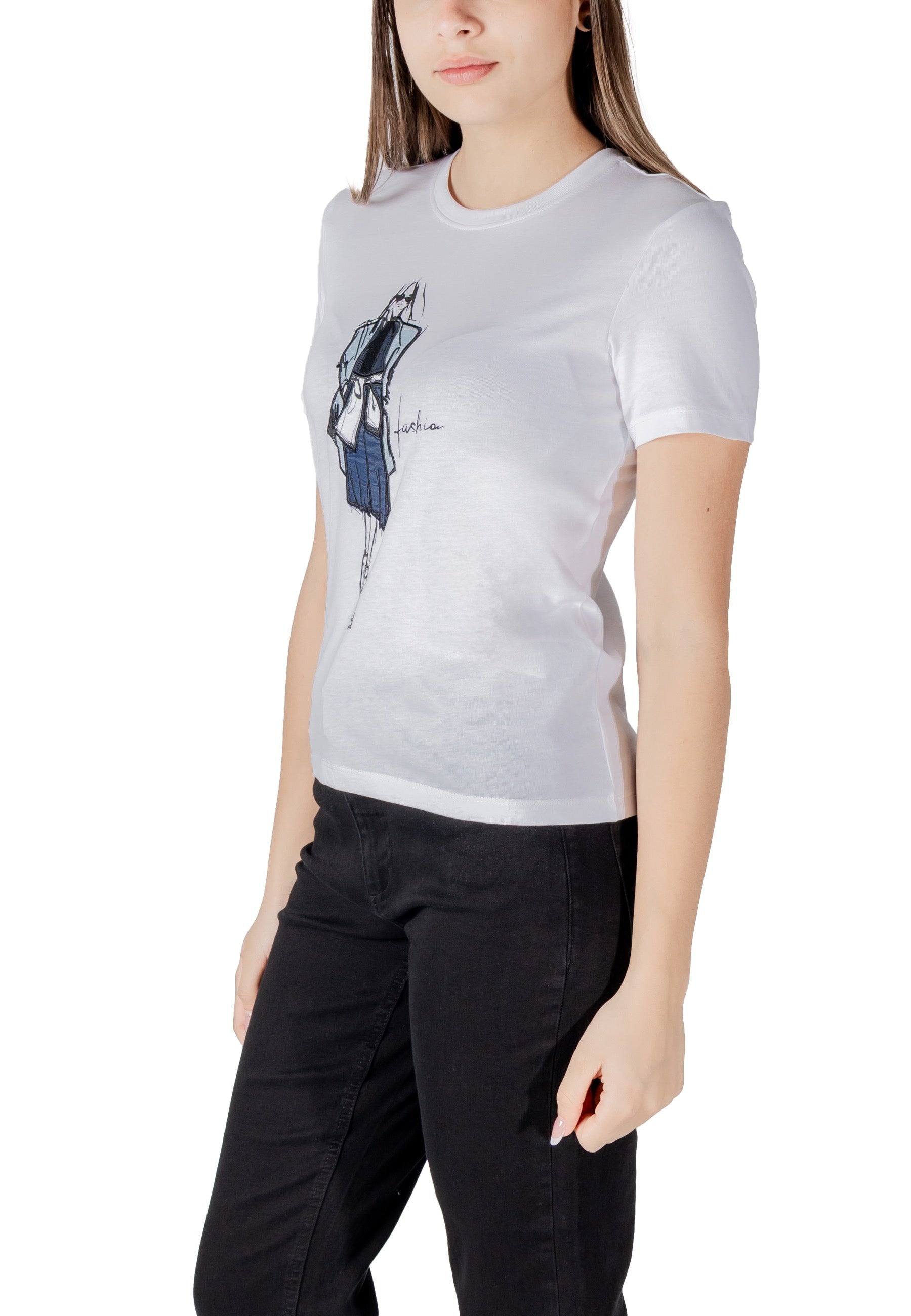 Only T-shirt femme — white