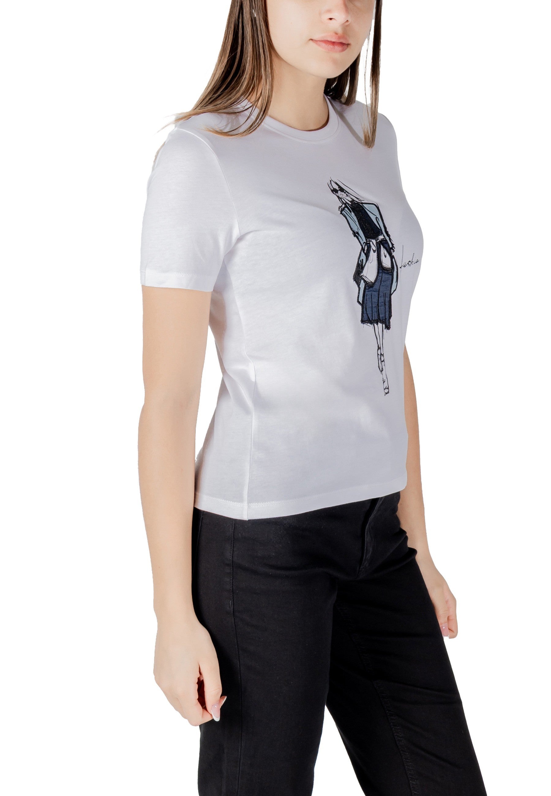 Only T-shirt femme — white