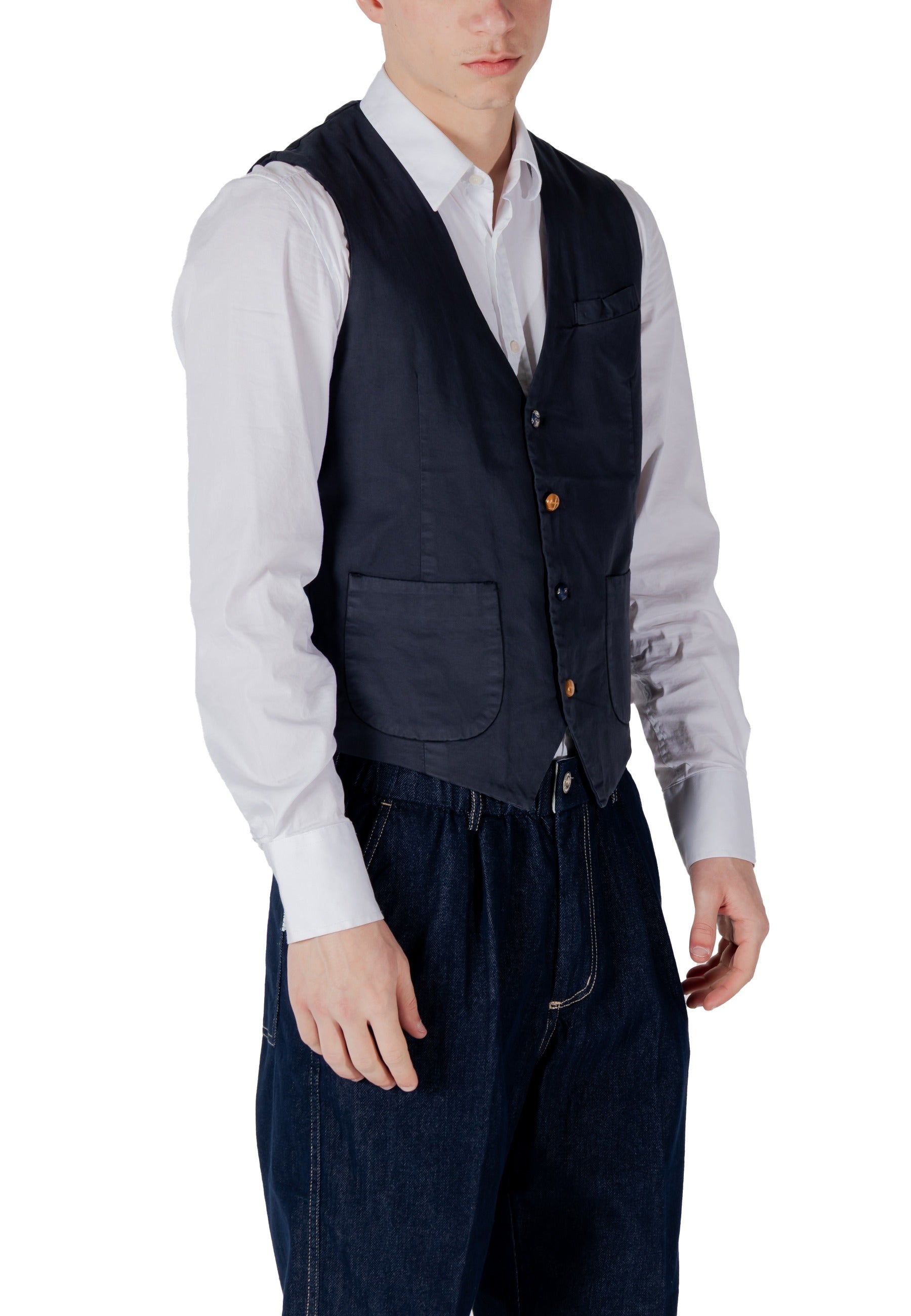 Gianni Lupo Vêtement homme Gilets — blue