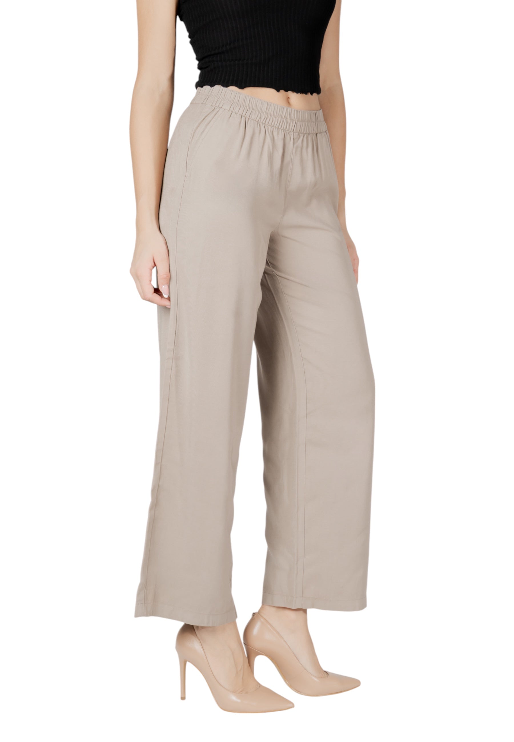 Only Pantalon femme Pantalons — beige