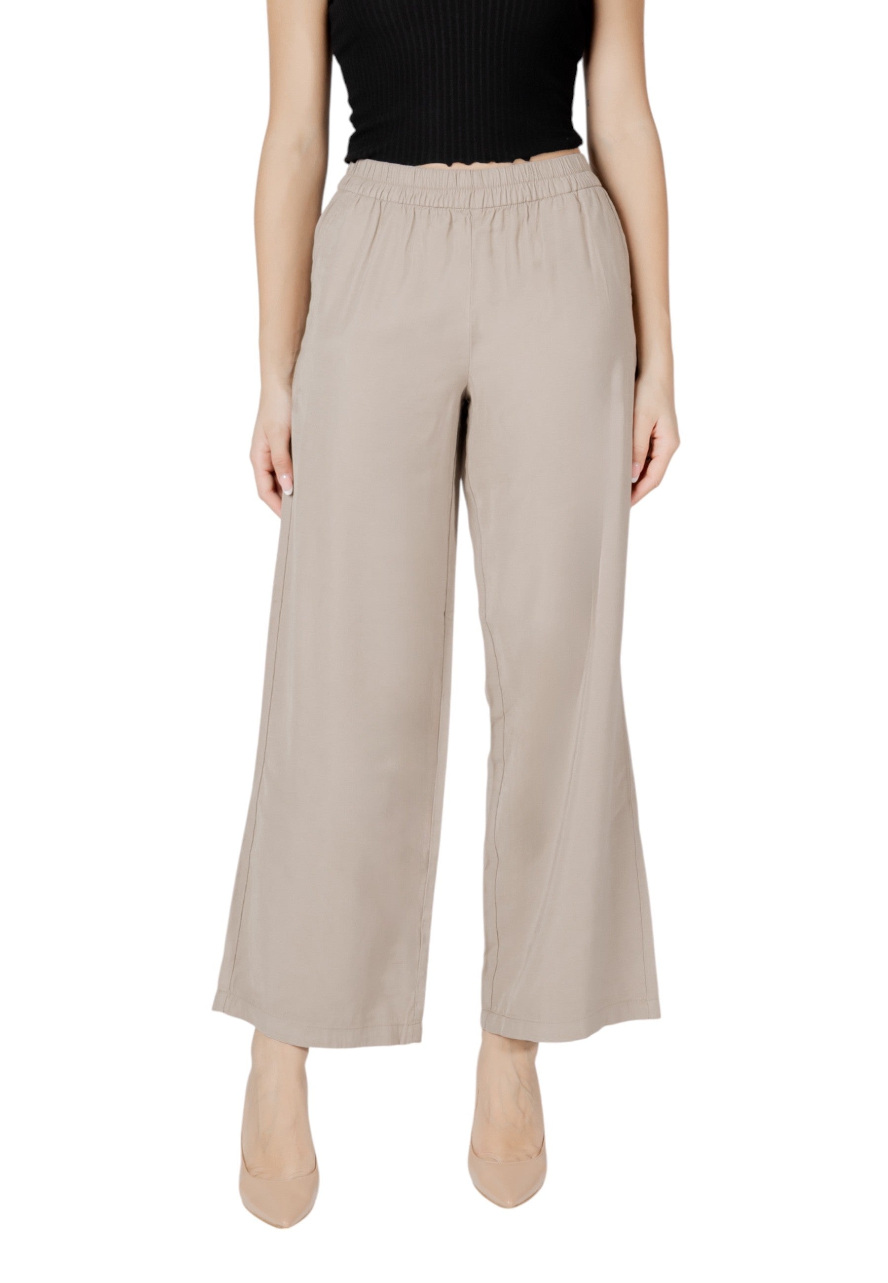 Only Pantalon femme Pantalons — beige