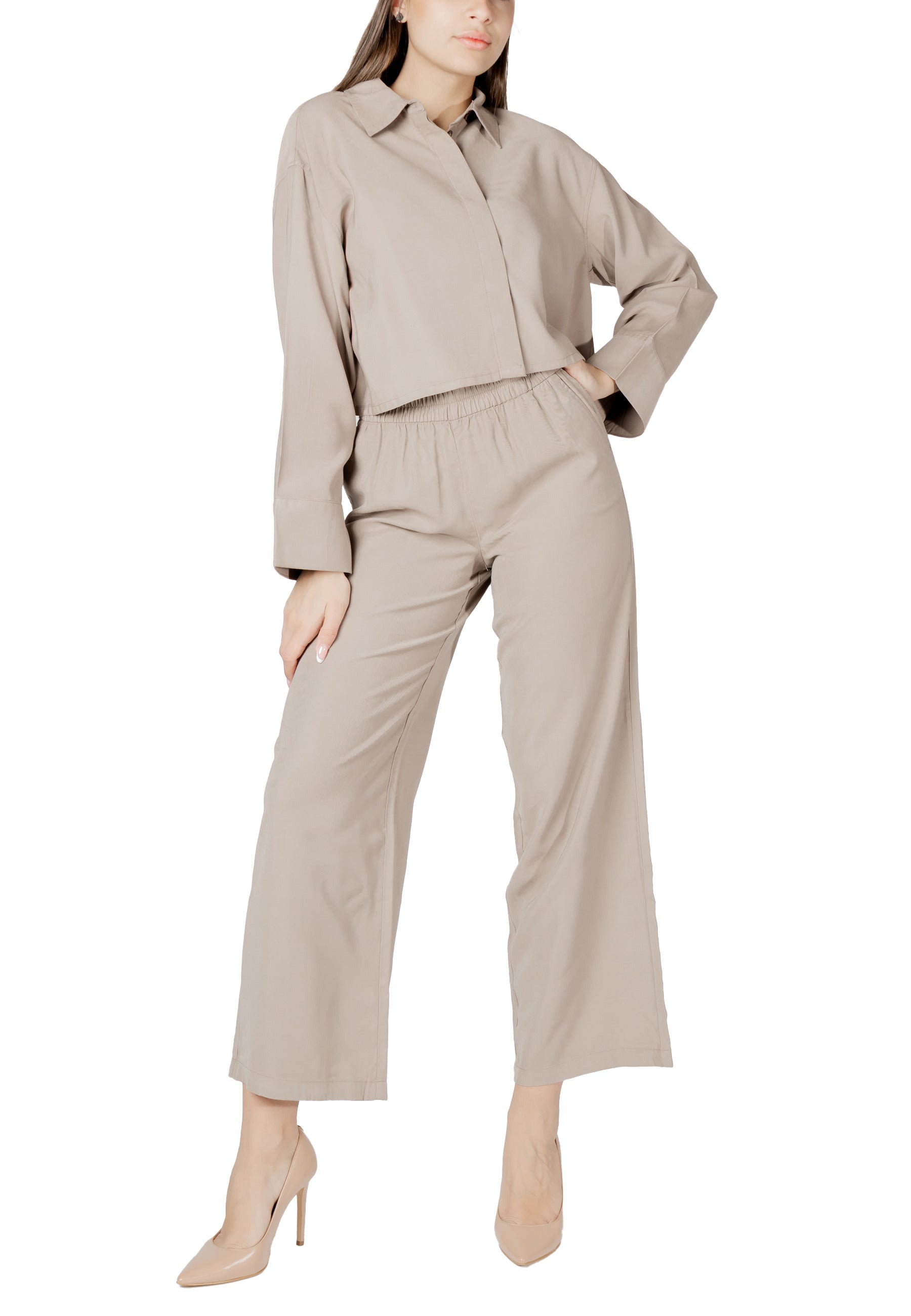 Only Vêtement femme Blouse — beige