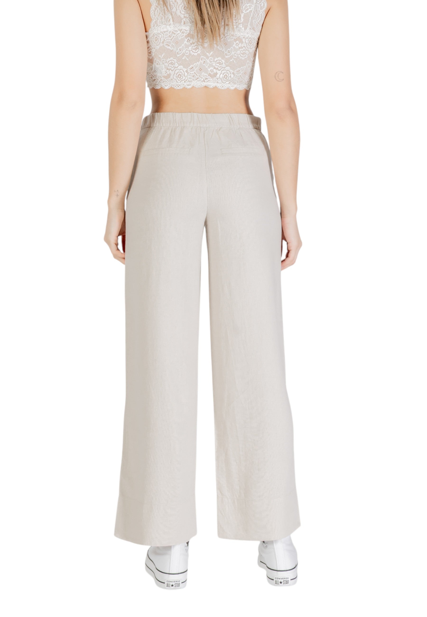 Only Pantalon femme Pantalons — beige