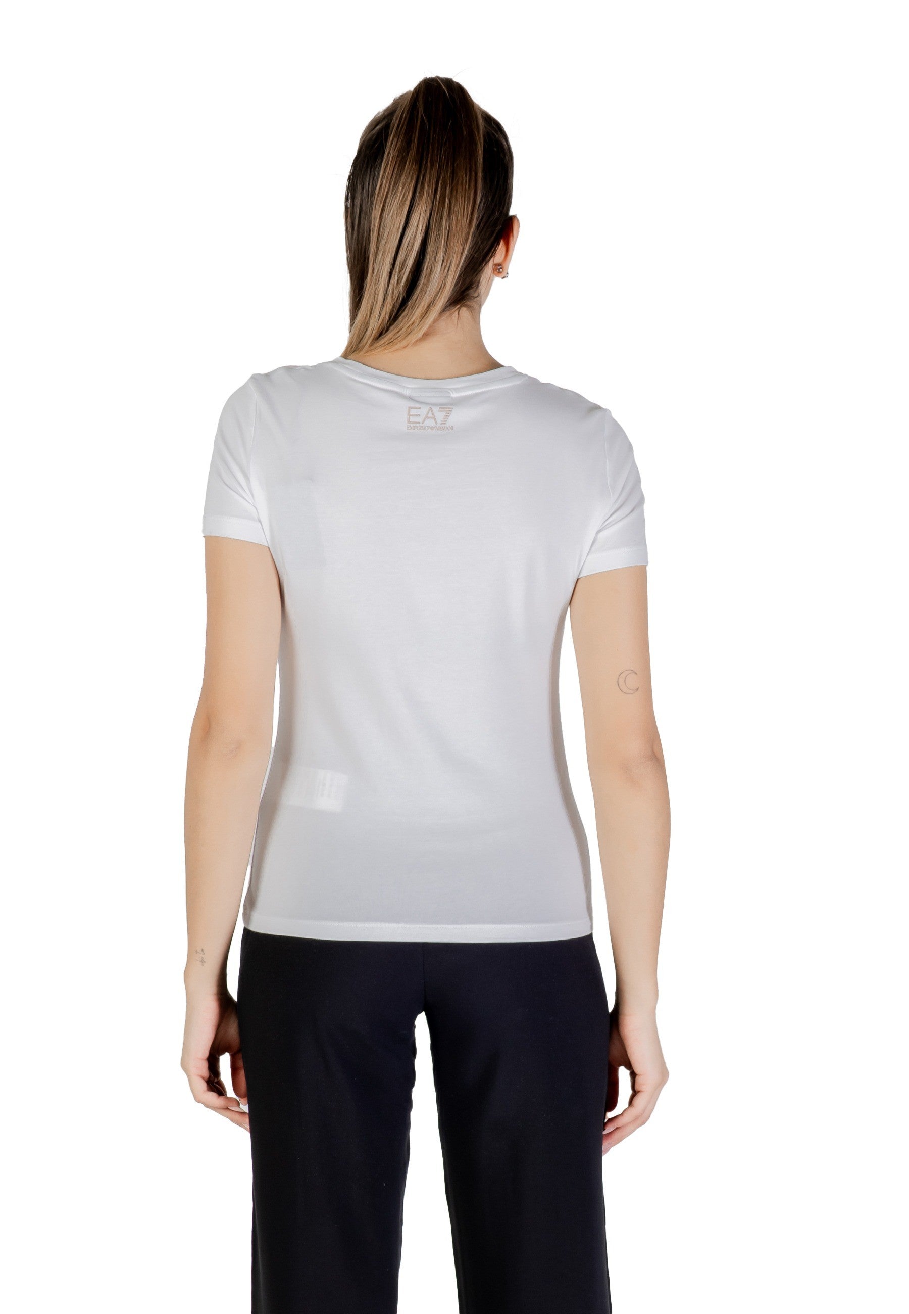 Ea7 T-shirt femme — white