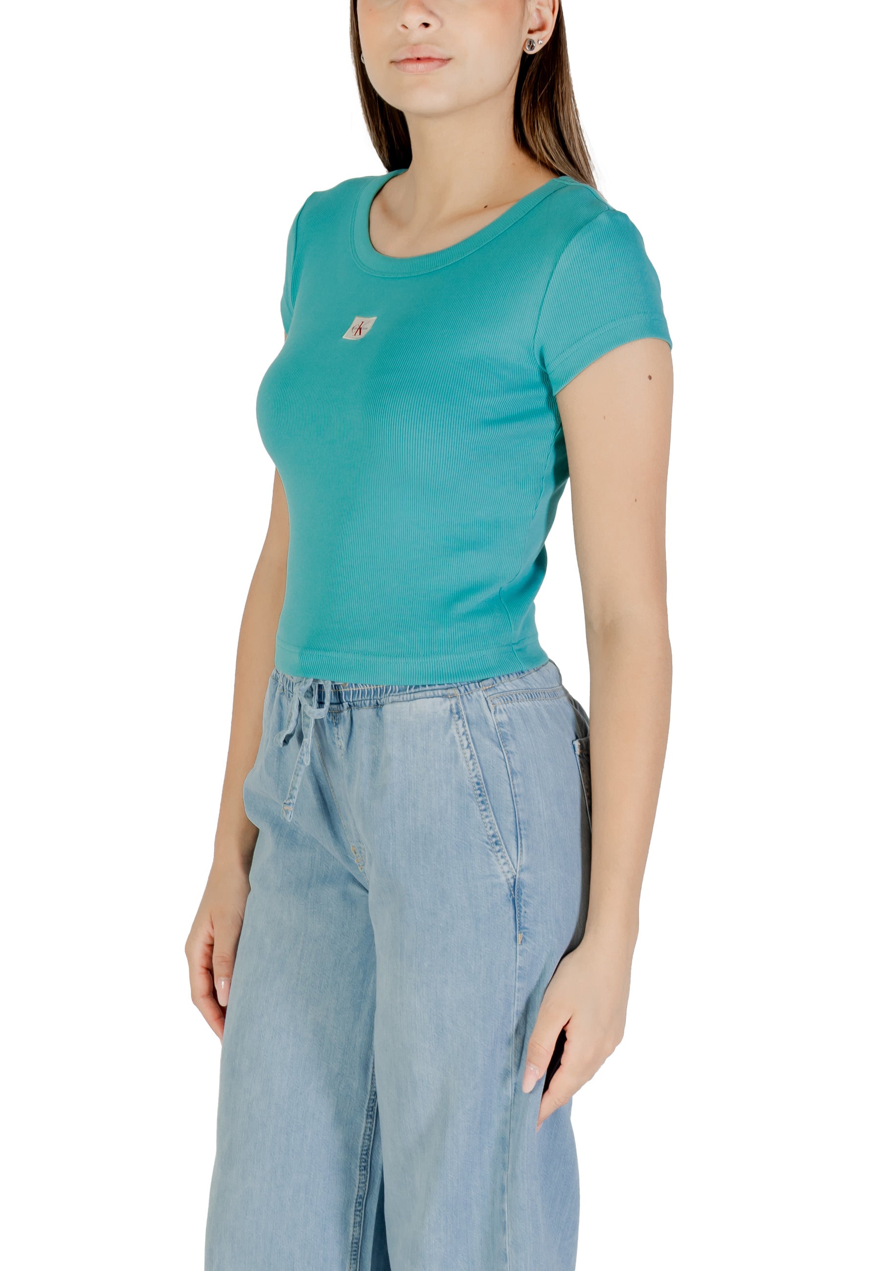 Calvin Klein Jeans T-shirt femme — light blue