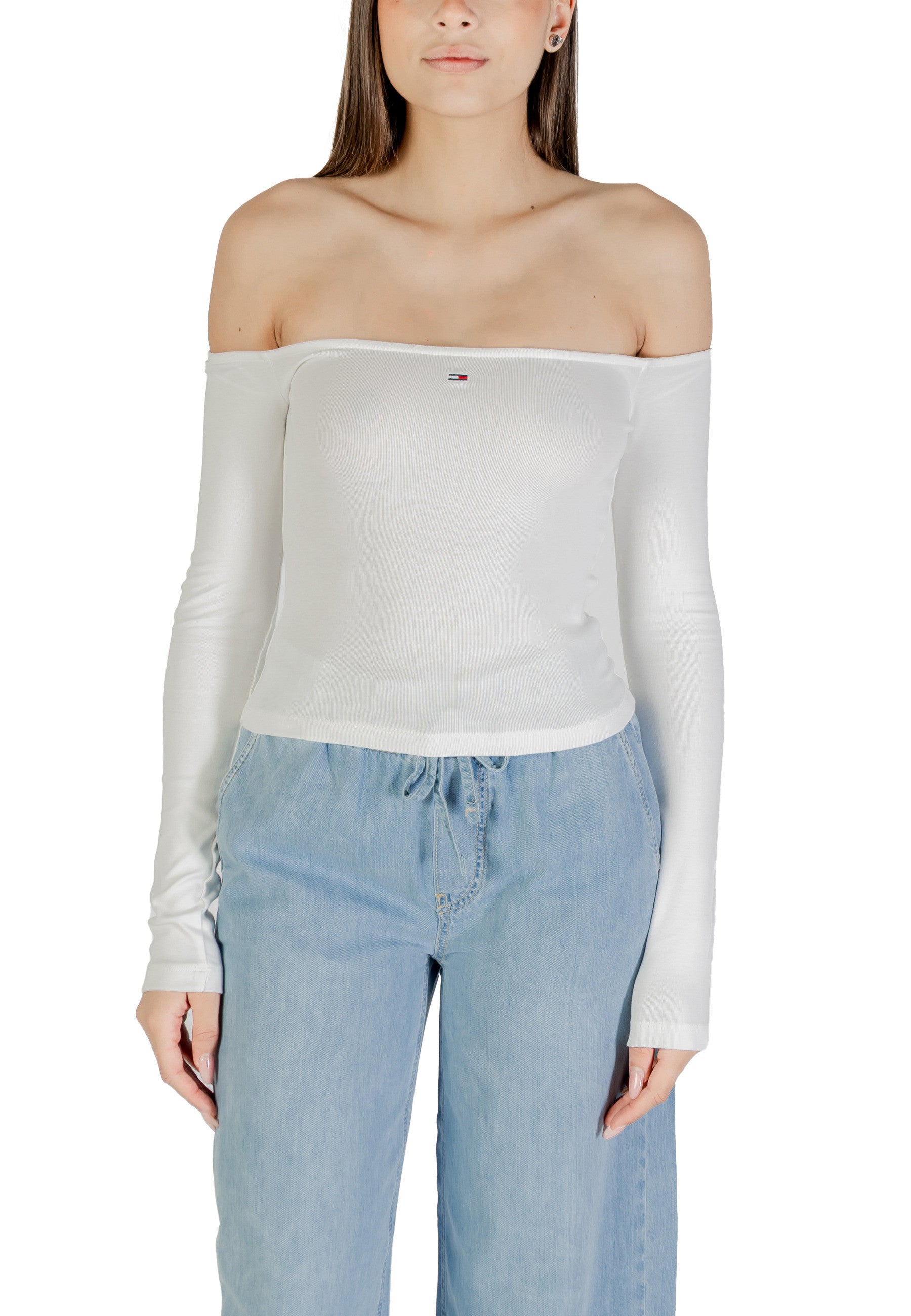 Tommy Hilfiger Jeans Jean femme Tops — white