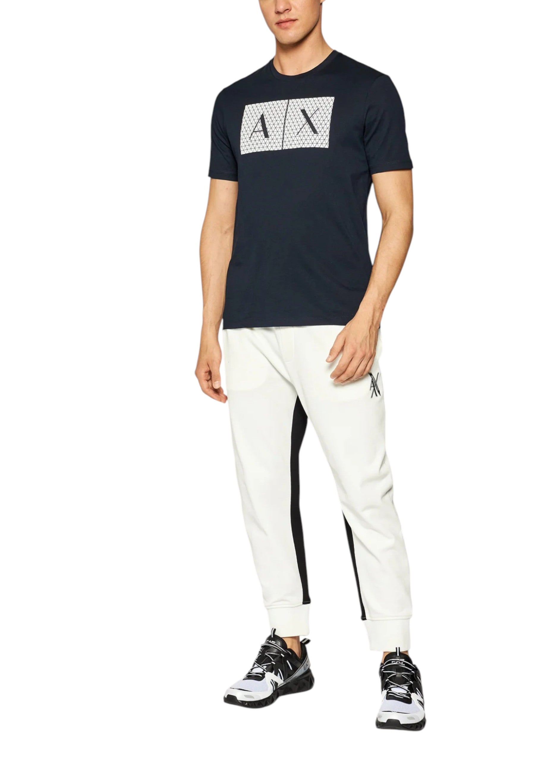 Armani Exchange T-shirt homme — blue