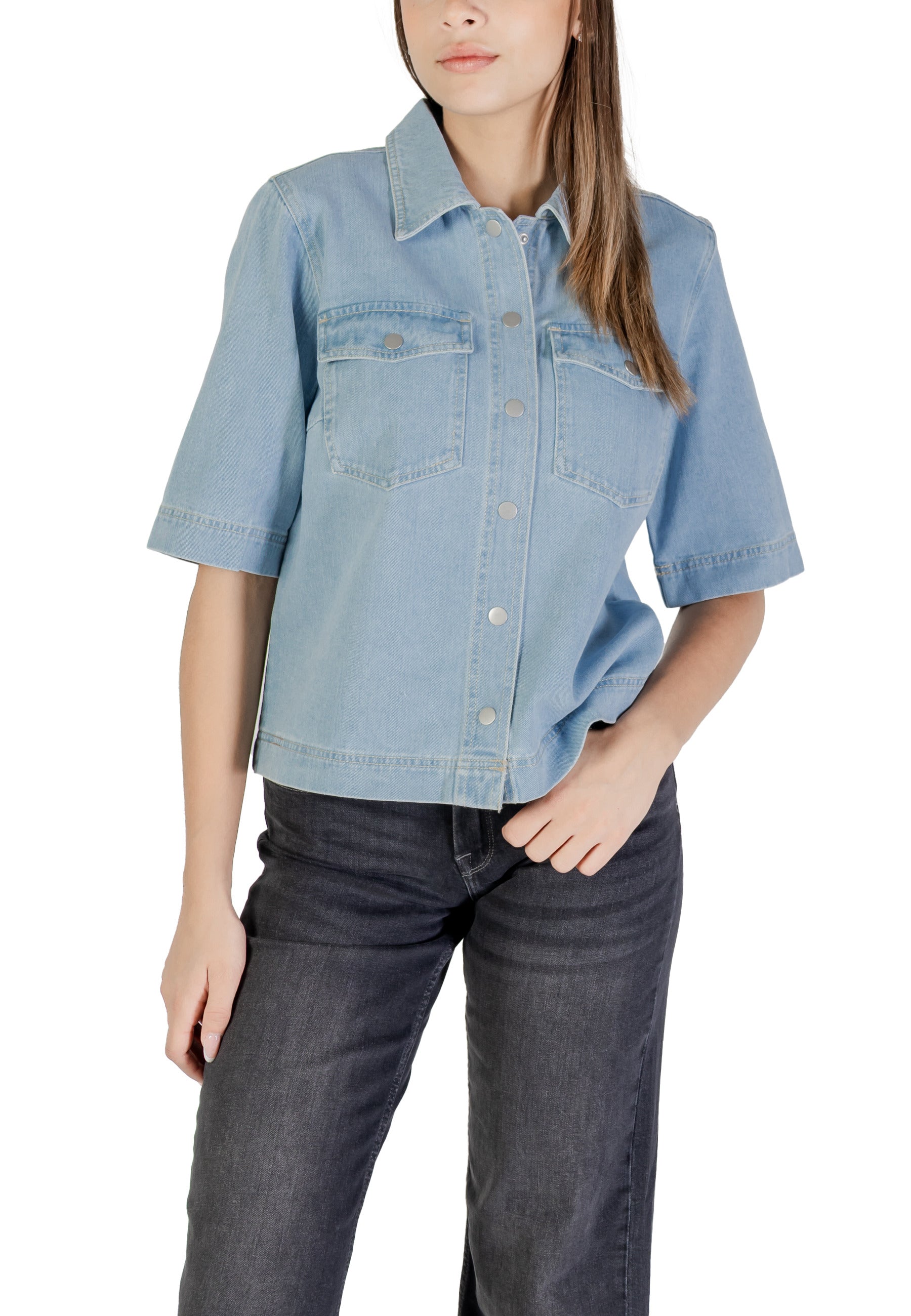 Only Chemise femme Chemises — light blue