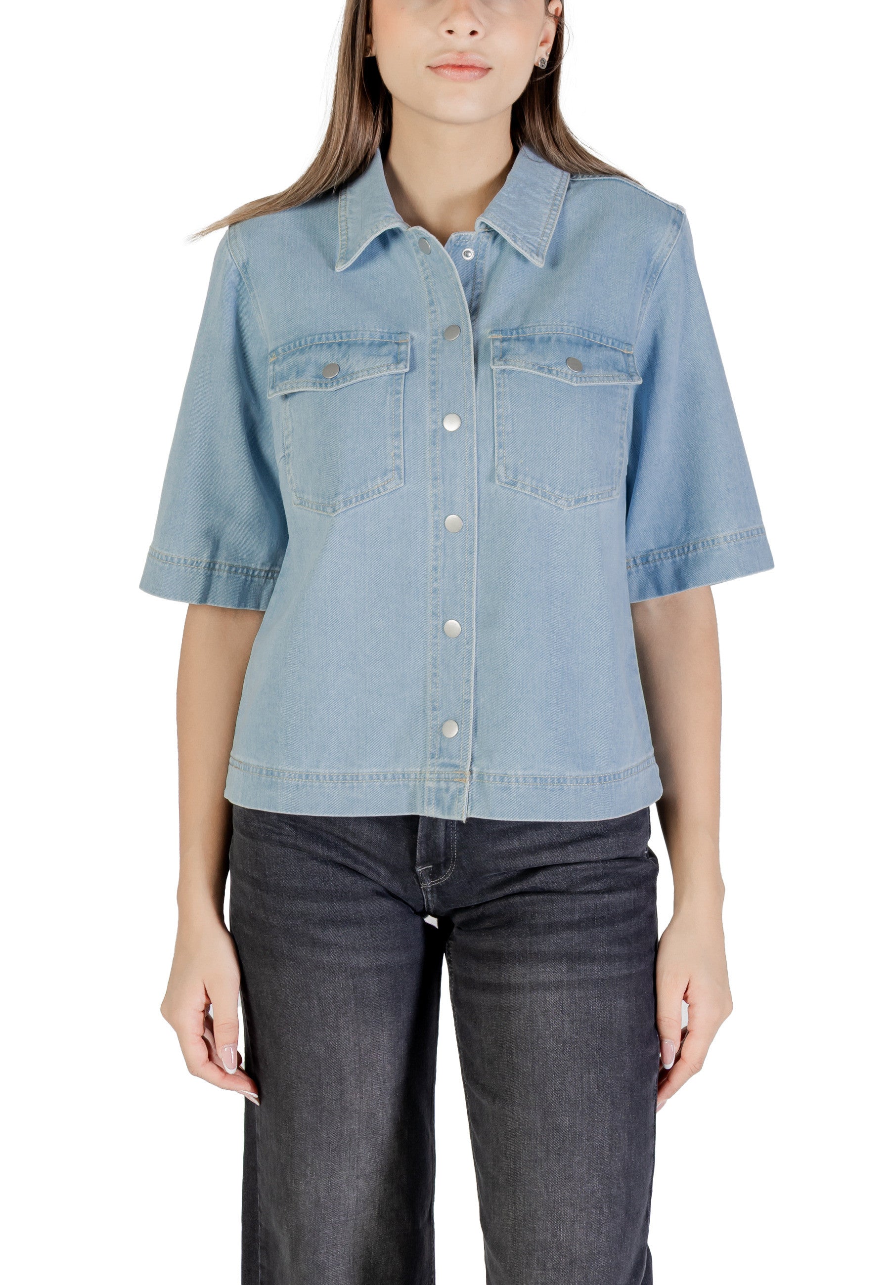 Only Chemise femme Chemises — light blue